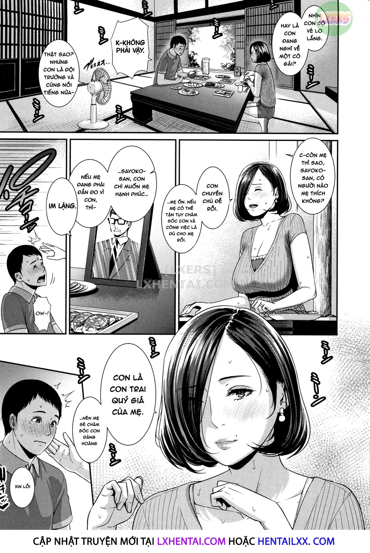 Đọc truyện hentai Drowning in Sex With Mom - Chap 1