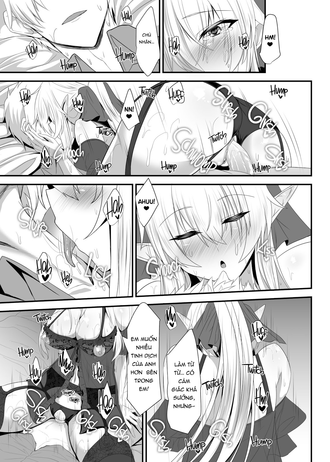 Đọc truyện hentai I Love You So, Young Master! - Chap 3 - I Want My Elf Maid to Sneak Into My Bed at Night with Sexy Lingerie-
