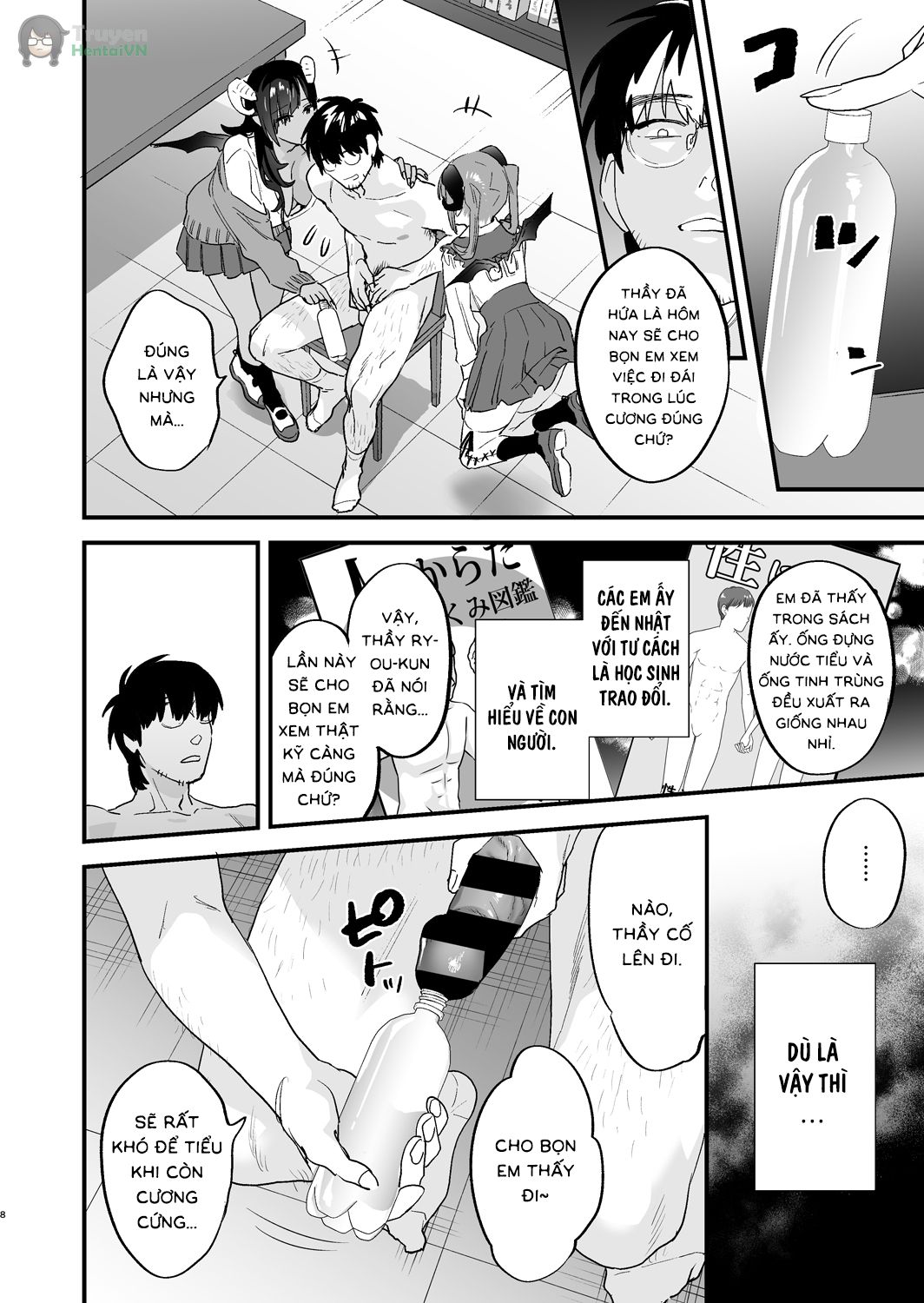 Đọc truyện hentai Koukan Ryuugakusei -Succubus-tachi to Boku - Oneshot