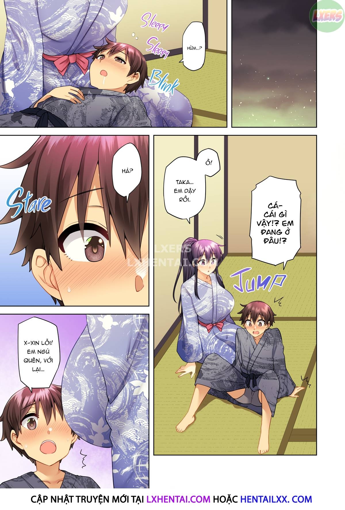 Đọc truyện hentai Onee-chan no Wasuremono o Todoke ni Kita Hazu nanoni - Chap 4