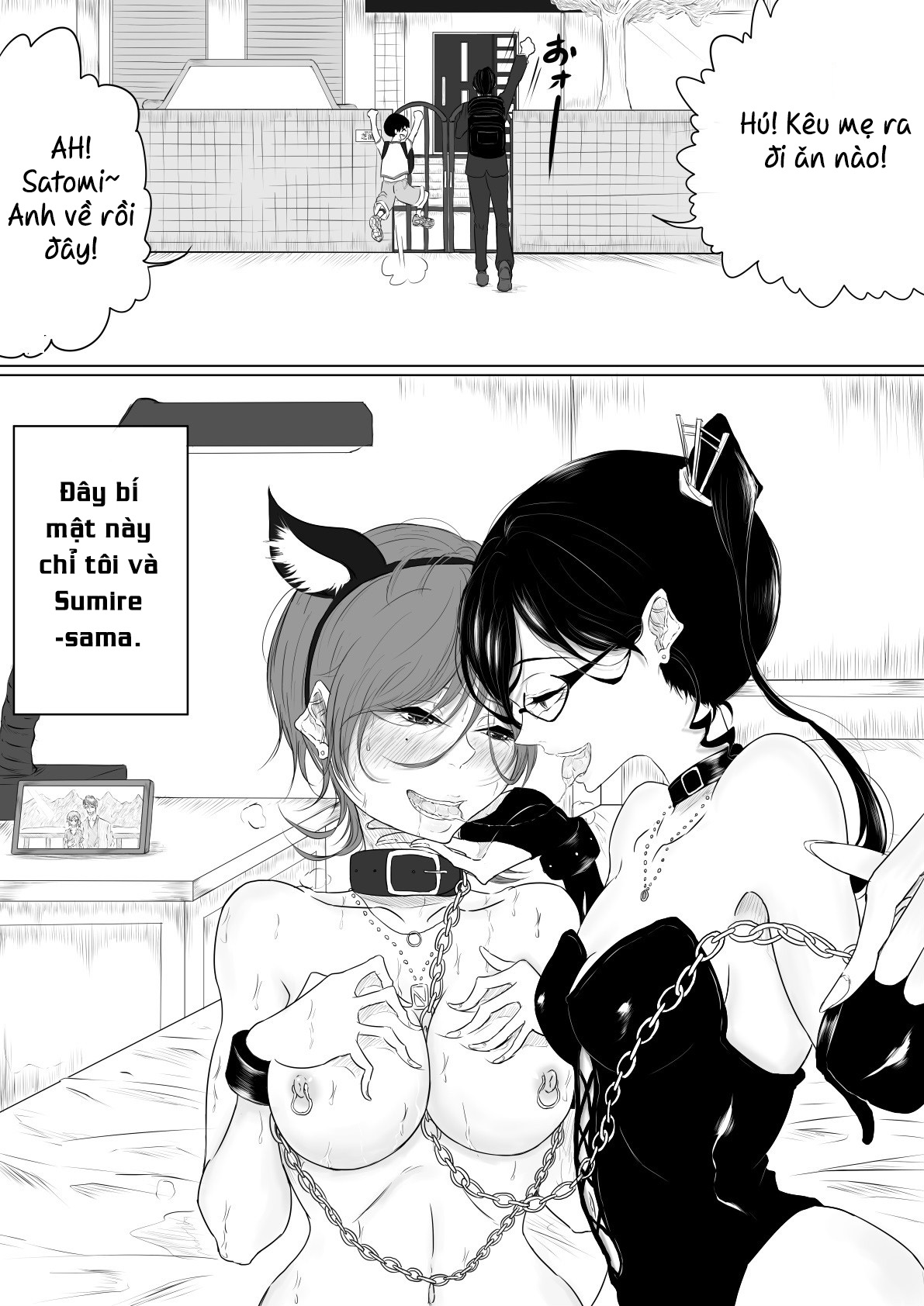 Đọc truyện hentai Bí mật không nói được - Oneshot