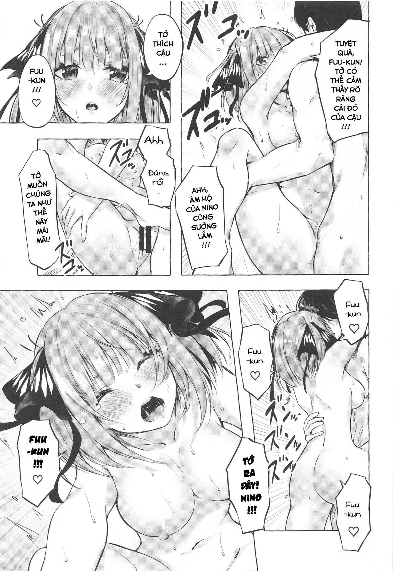 Đọc truyện hentai Hanayome no Kakuritsu (Gotoubun no Hanayome) - Oneshot