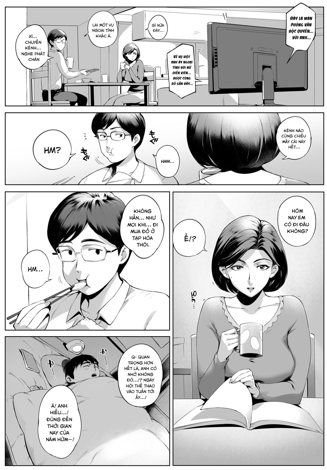 Đọc truyện hentai Cô vợ ngoại tình Honoka~ - Oneshot