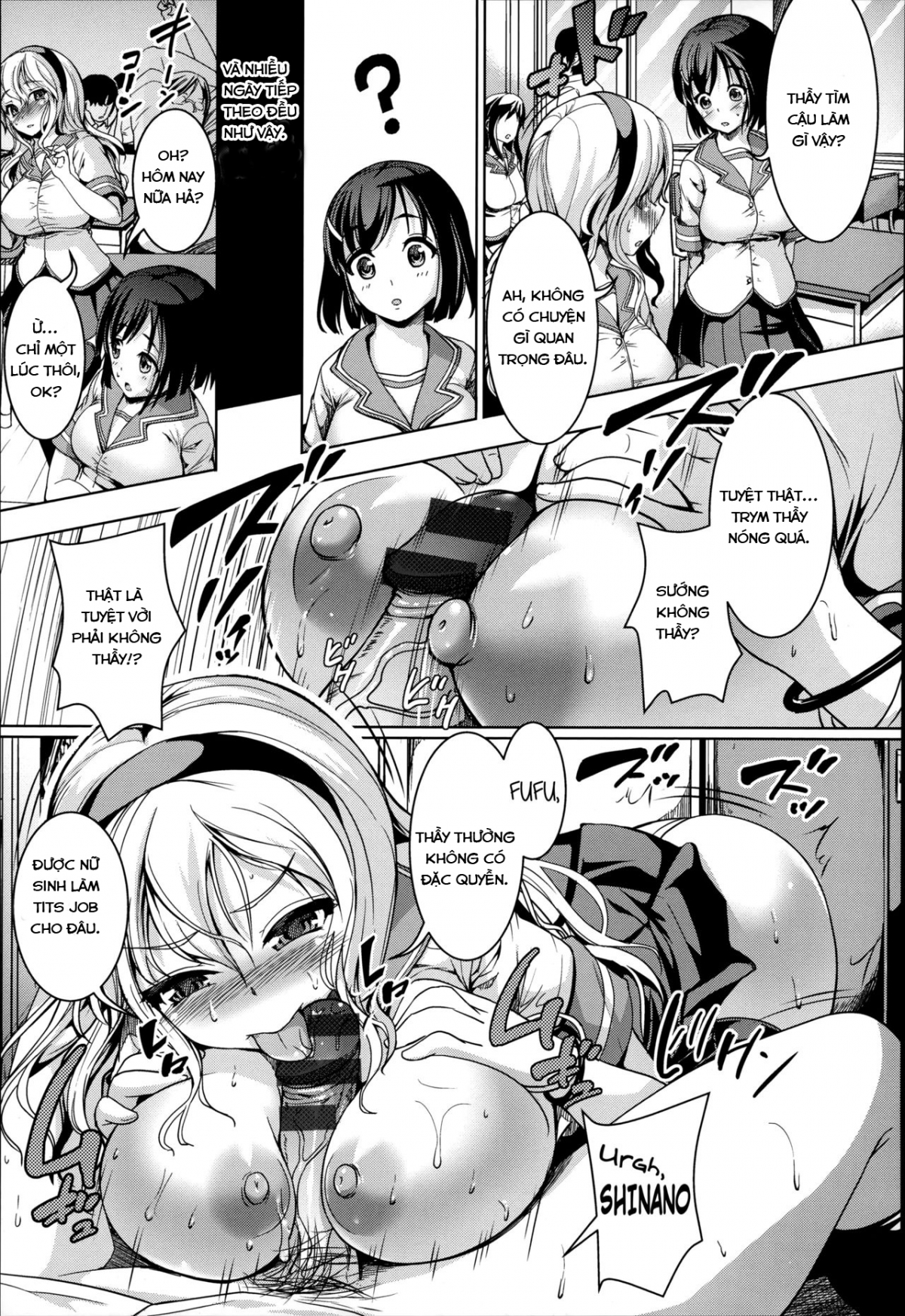 Đọc truyện hentai Sankaku Hatsukoi - Oneshot