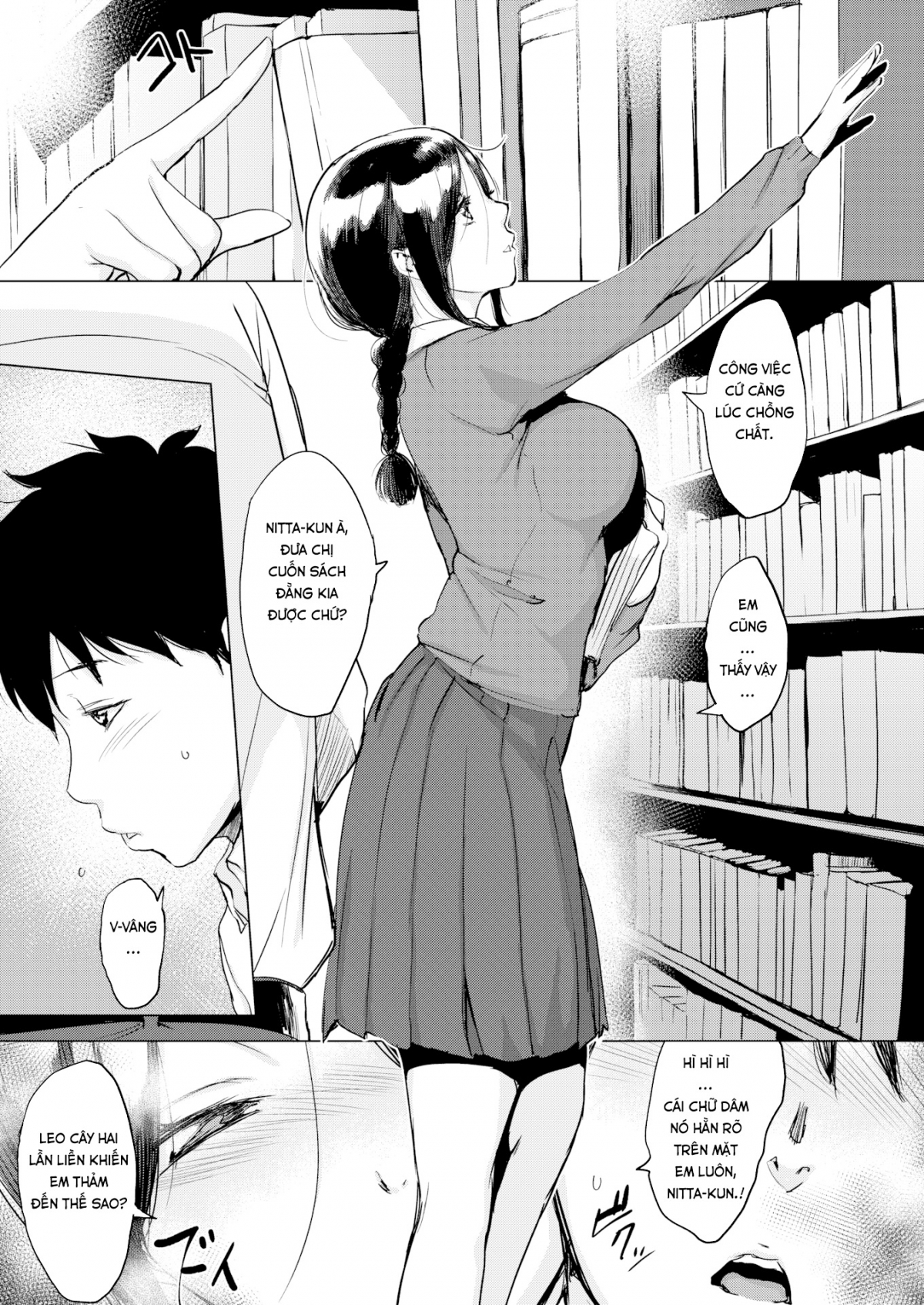 Đọc truyện hentai Thư Viện Của Những Nụ Cười - Oneshot