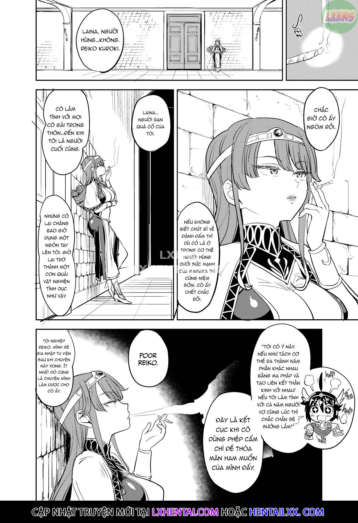 Đọc truyện hentai Tái sinh thành một nữ anh hùng có 5 người vợ quỷ - Chap 1