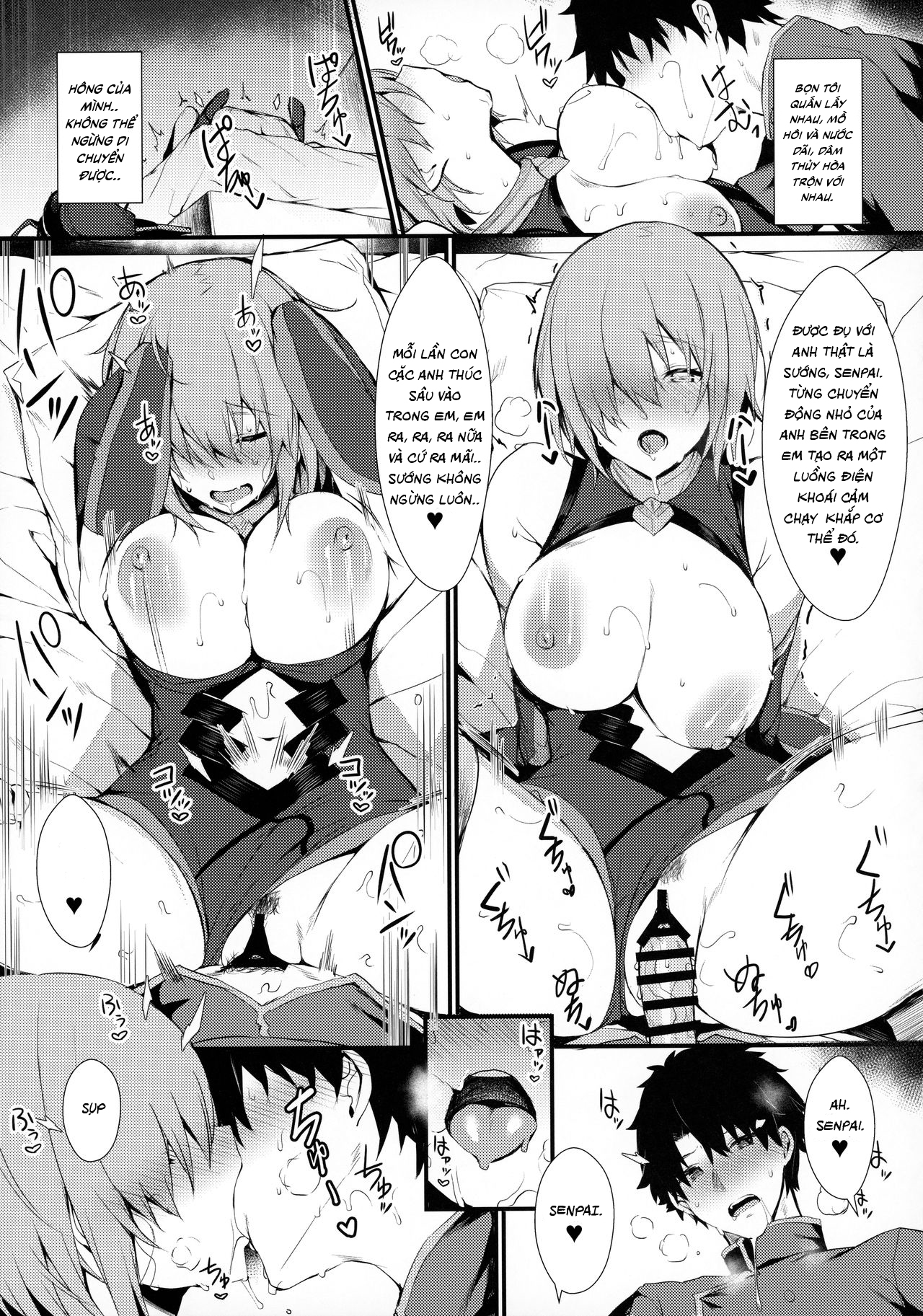 Đọc truyện hentai [Fate] Hoạt Động Bí Mật Cùng Mash - Oneshot