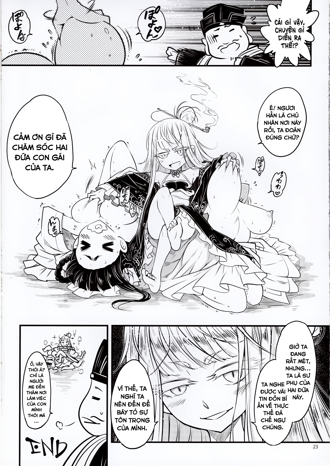 Đọc truyện hentai Hyakkasou 5: Rasetsu Yasha Sen Chokou - Oneshot