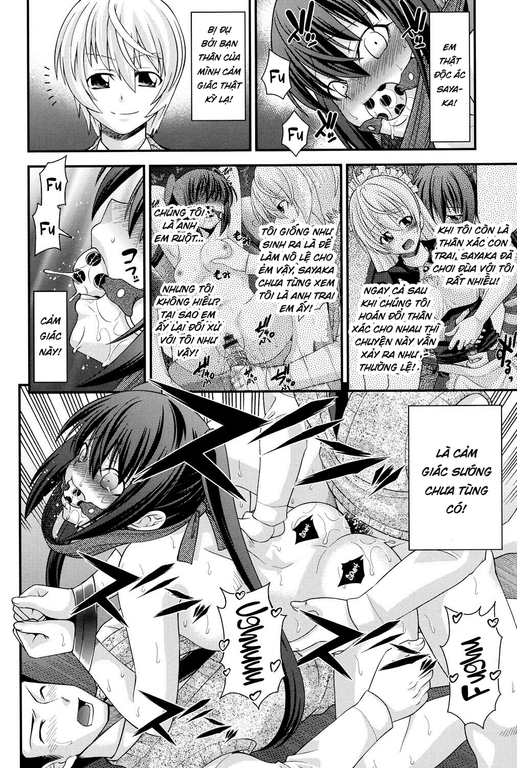 Đọc truyện hentai Hoán đổi với em gái - Chap 4
