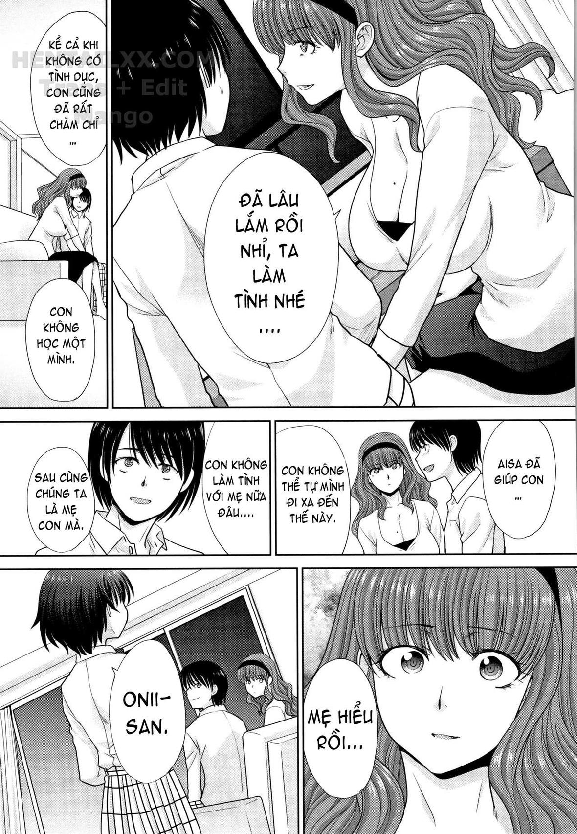 Đọc truyện hentai Mother and Younger Sister - Chap 3