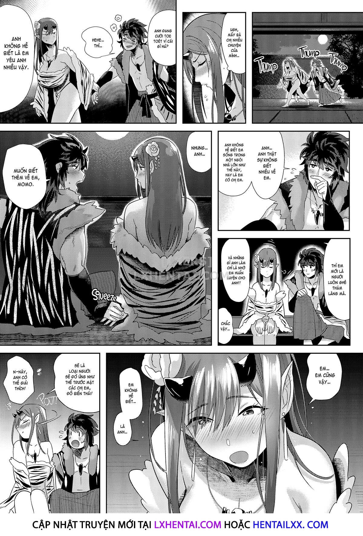 Đọc truyện hentai The Oni and the Fresh Peach - Chap 2 - The Marriage