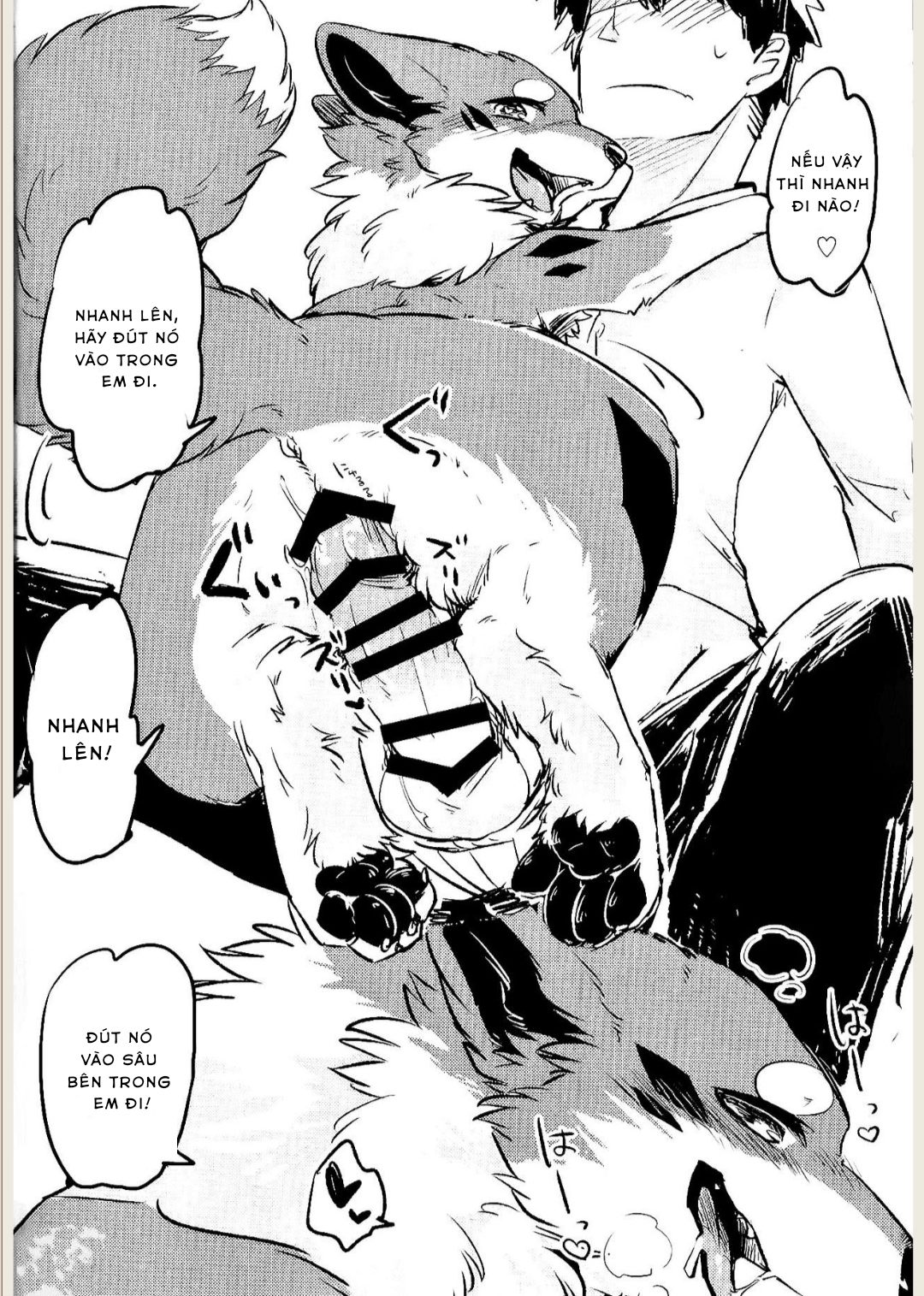 Đọc truyện hentai Kitsuneinu ni Nomaso - Oneshot