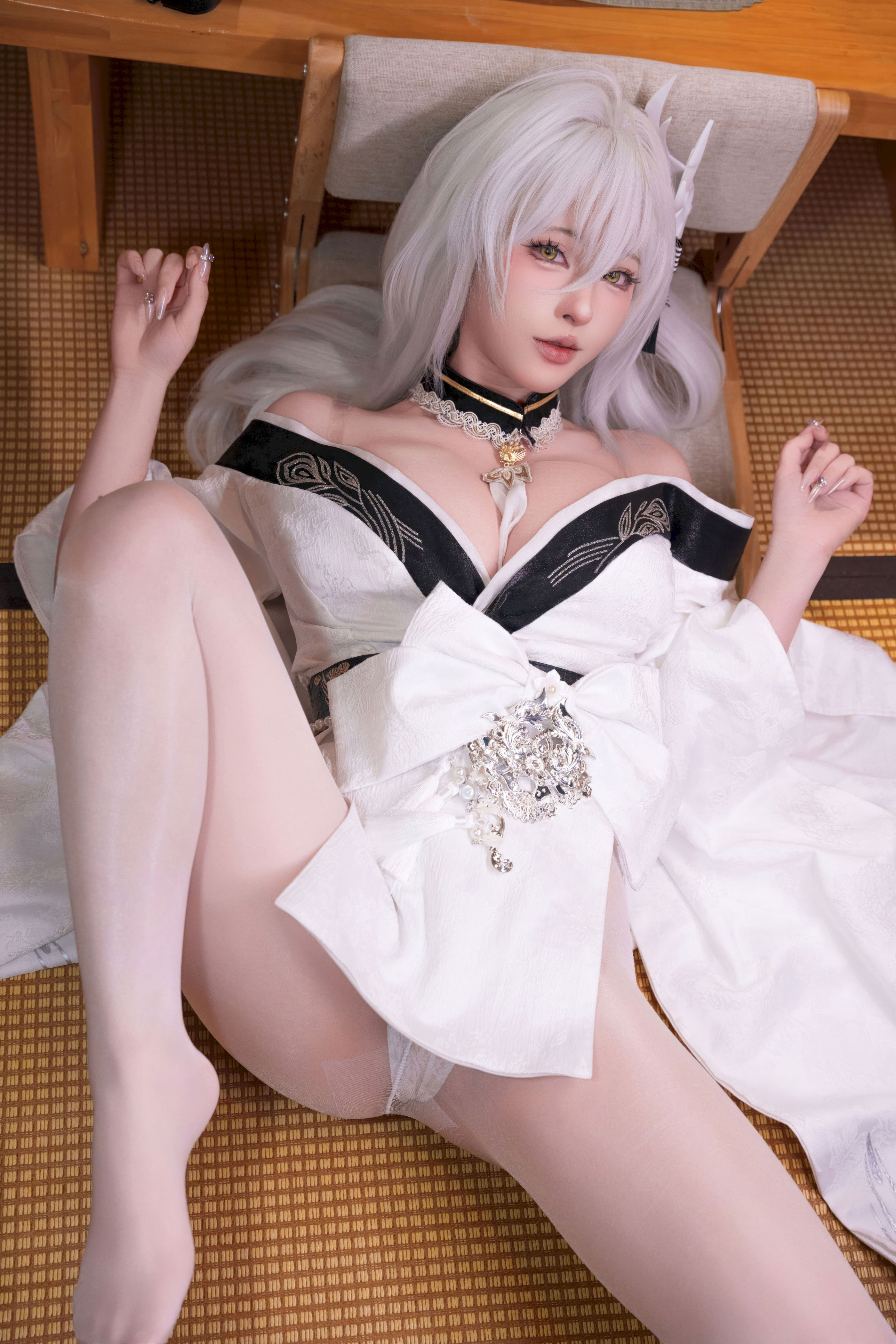 Đọc truyện hentai Tuyển tập Albums siêu phẩm Cosplay - Chap 1429 - Yuno Shimizu - Azur Lane Hakuhou Kimono