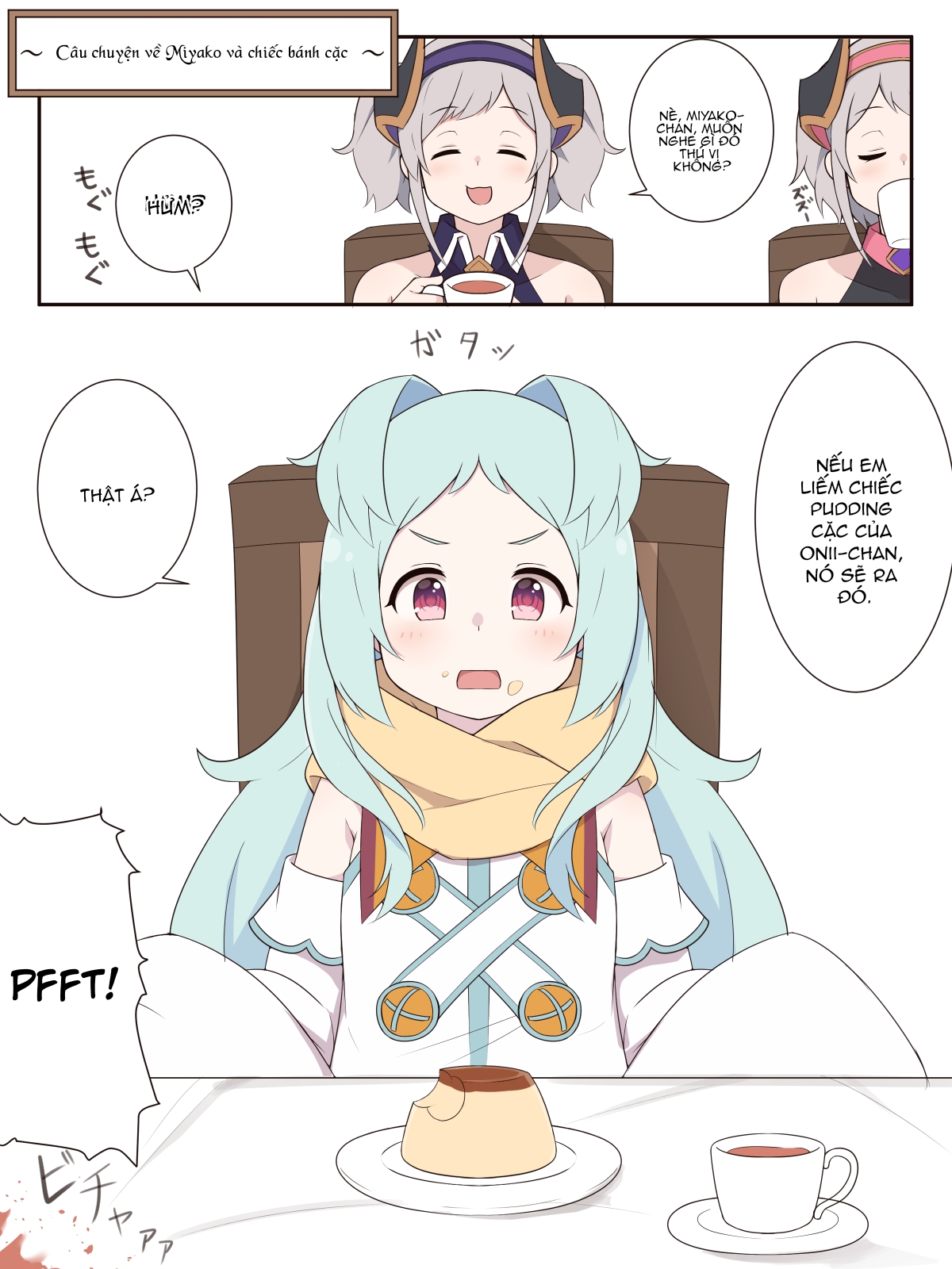 Đọc truyện hentai Câu chuyện về Miyako và chiếc bánh pudding cặk - Oneshot