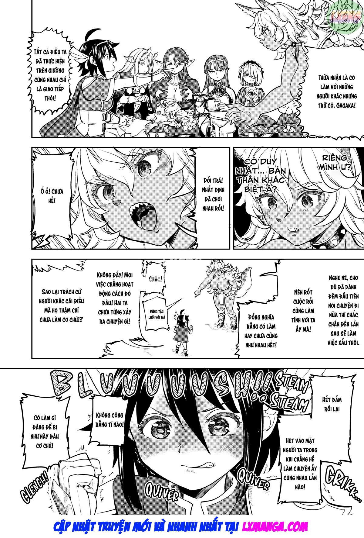 Đọc truyện hentai Tái sinh thành một nữ anh hùng có 5 người vợ quỷ - Chap 6