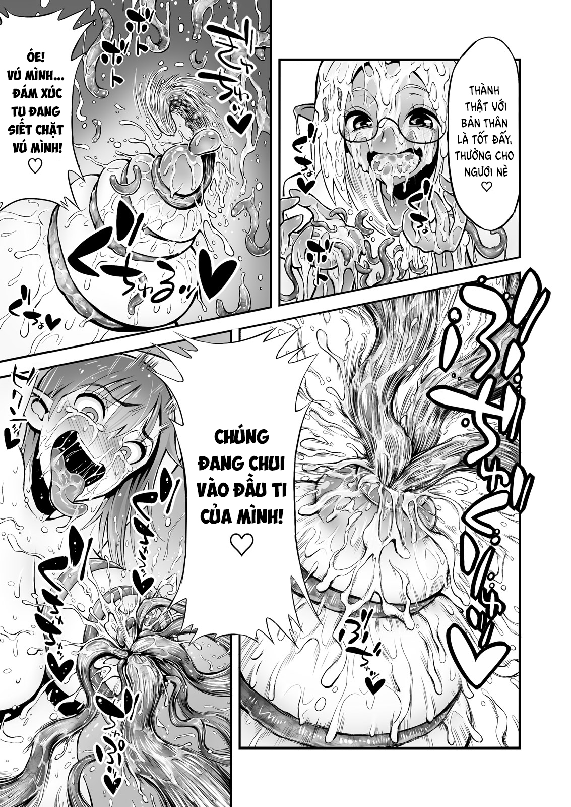 Đọc truyện hentai Futanari Chinpo ni Shokushu Sanran - Oneshot