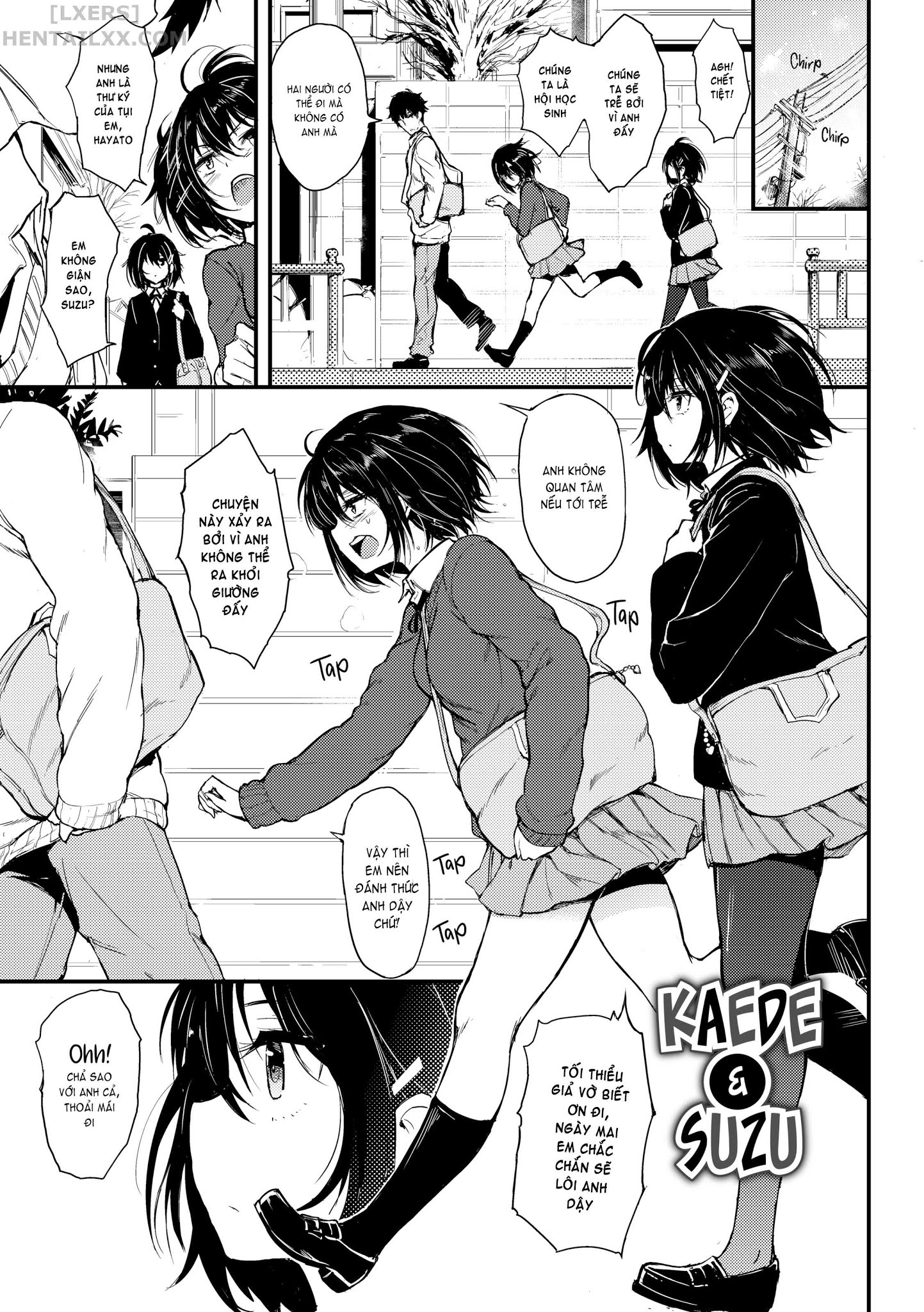 Đọc truyện hentai Lovely - Chap 1 - Climax Miki-chan + Kaede & Suzu