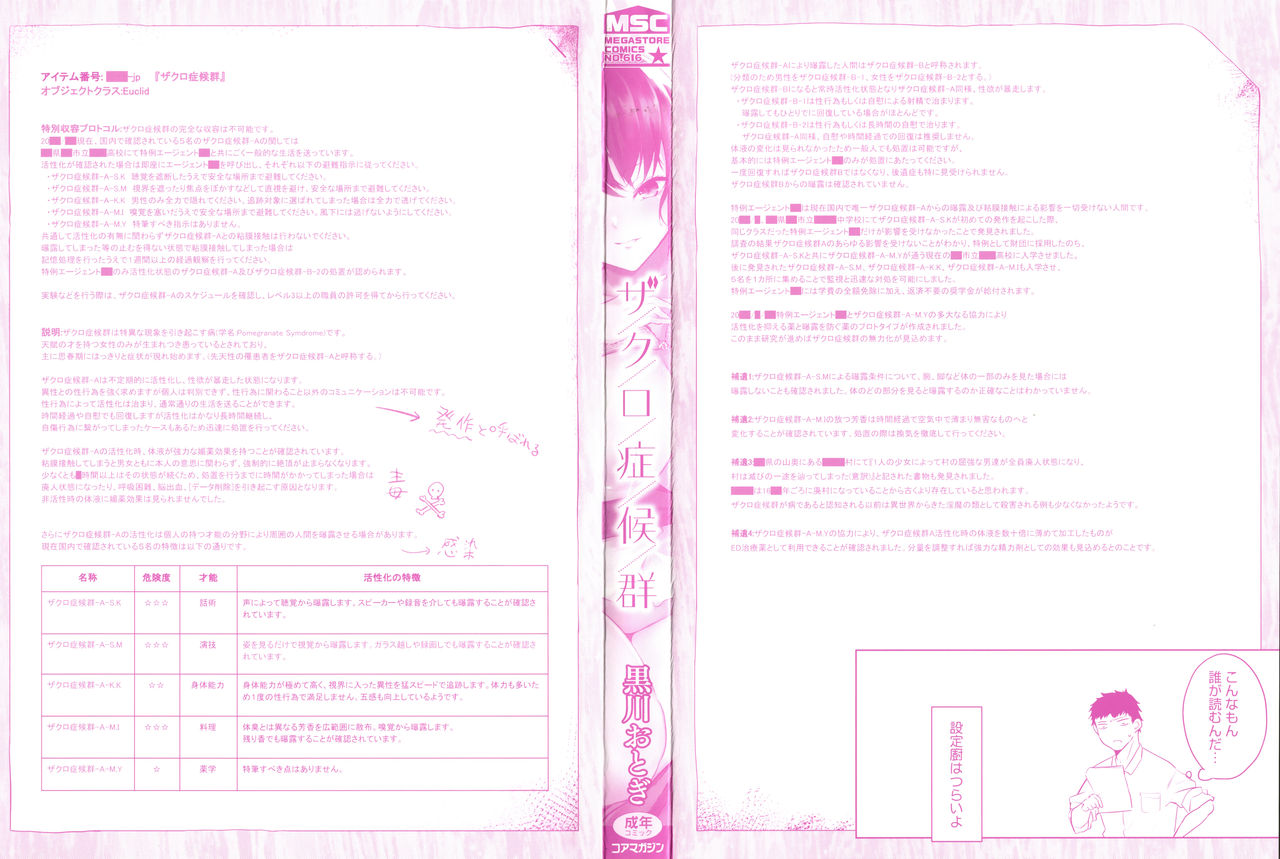 Đọc truyện hentai Zakuro Shoukougun - Chap 1