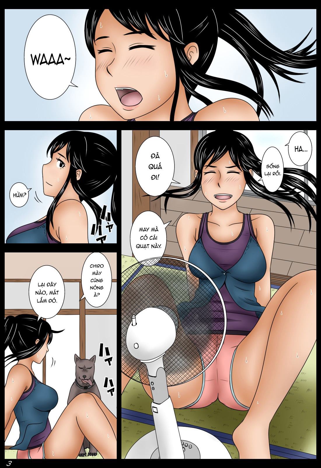 Đọc truyện hentai Mùa hè cùng chú chó. - Oneshot