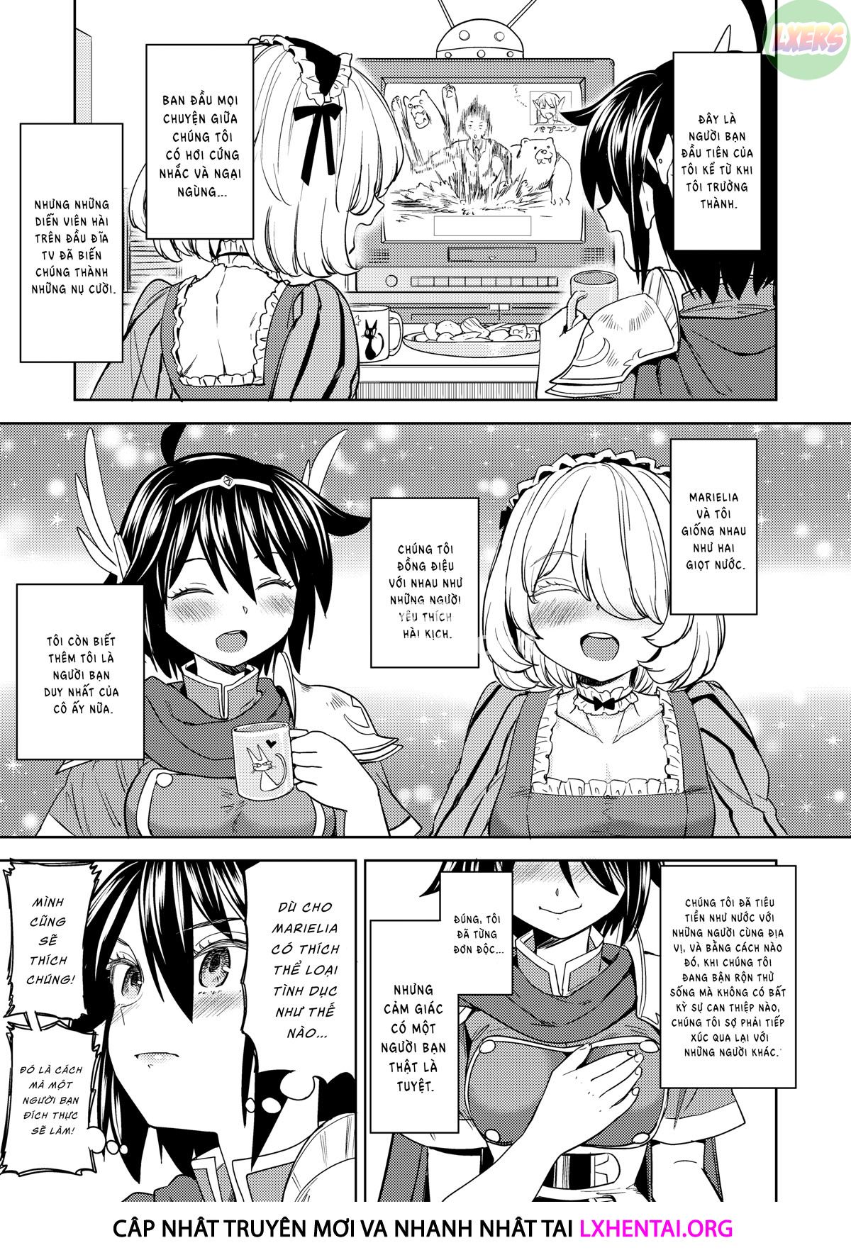 Đọc truyện hentai Tái sinh thành một nữ anh hùng có 5 người vợ quỷ - Chap 4