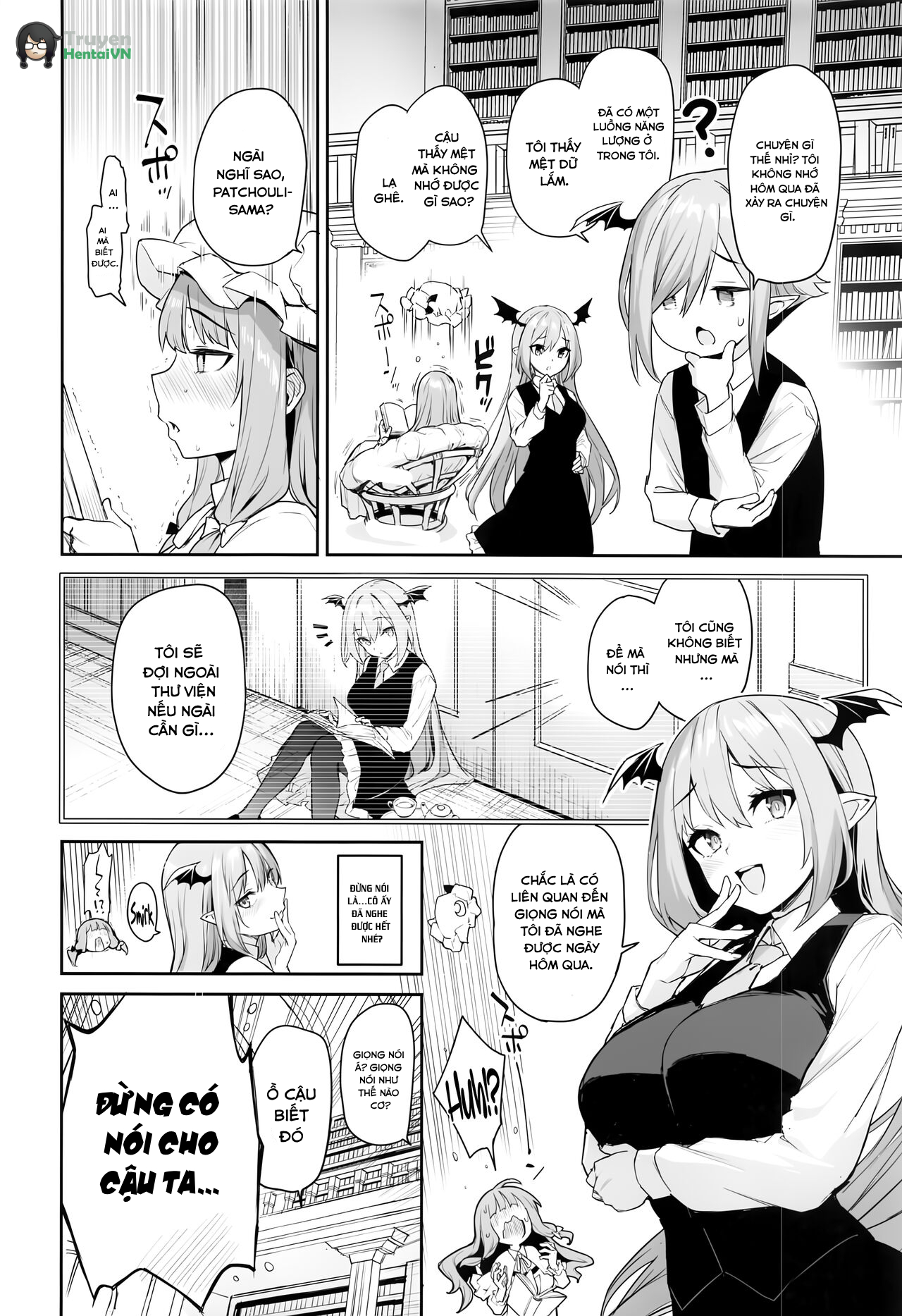 Đọc truyện hentai Patchouli-sama to Himitsu no Heya - oneshot