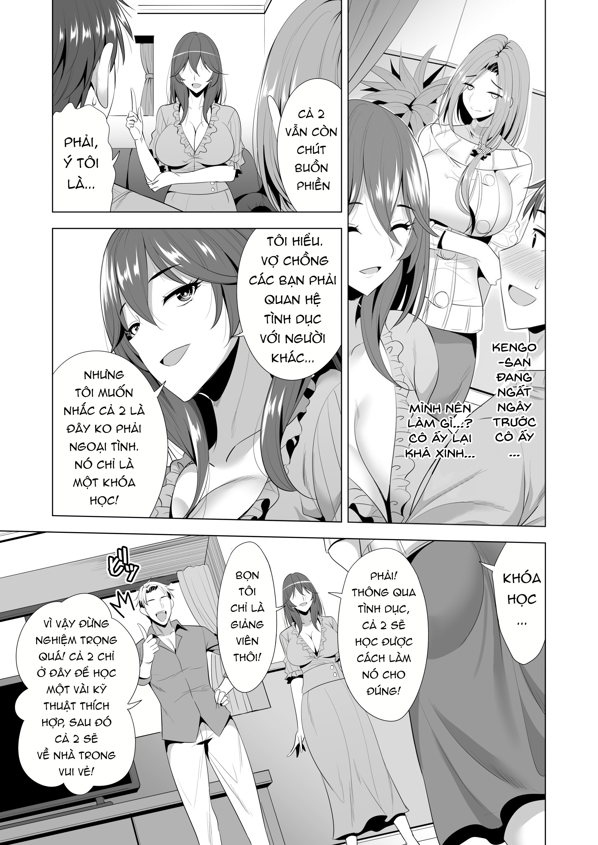 Đọc truyện hentai (Aburi Saamon Maru) Swapping Koushuu [Part 1] - Oneshot