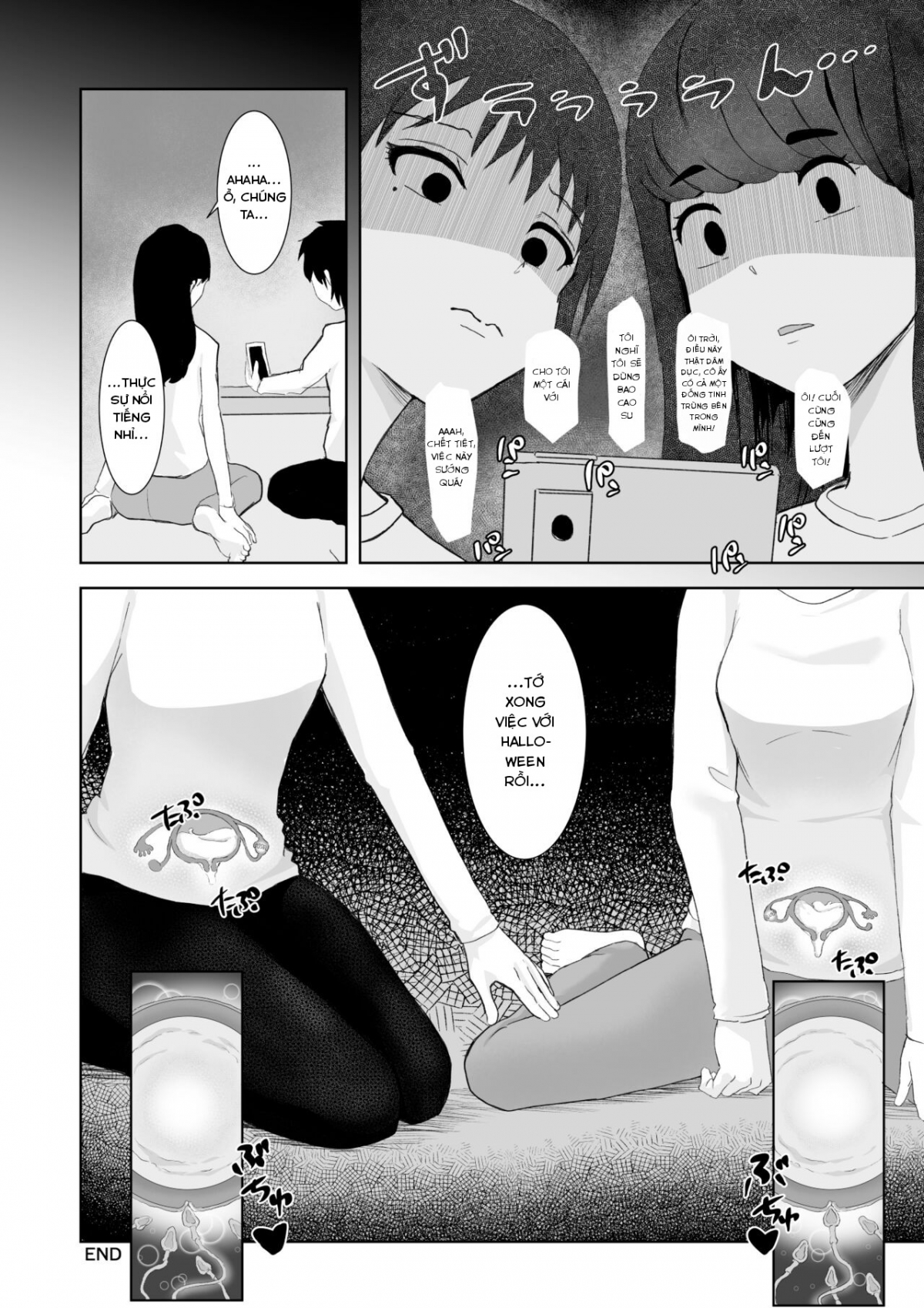 Đọc truyện hentai Thiên thần và ác quỷ bị địt ngày Halloween - Oneshot