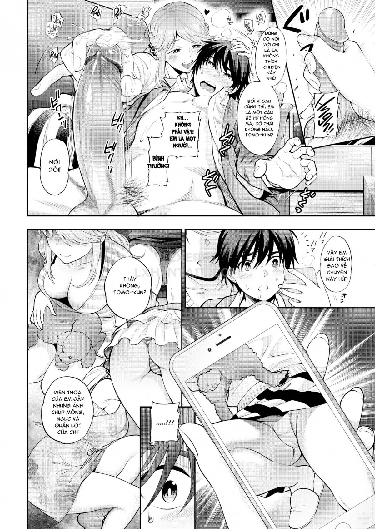Đọc truyện hentai Doutei Otouto to Bitch Ane - Chap 10 - END