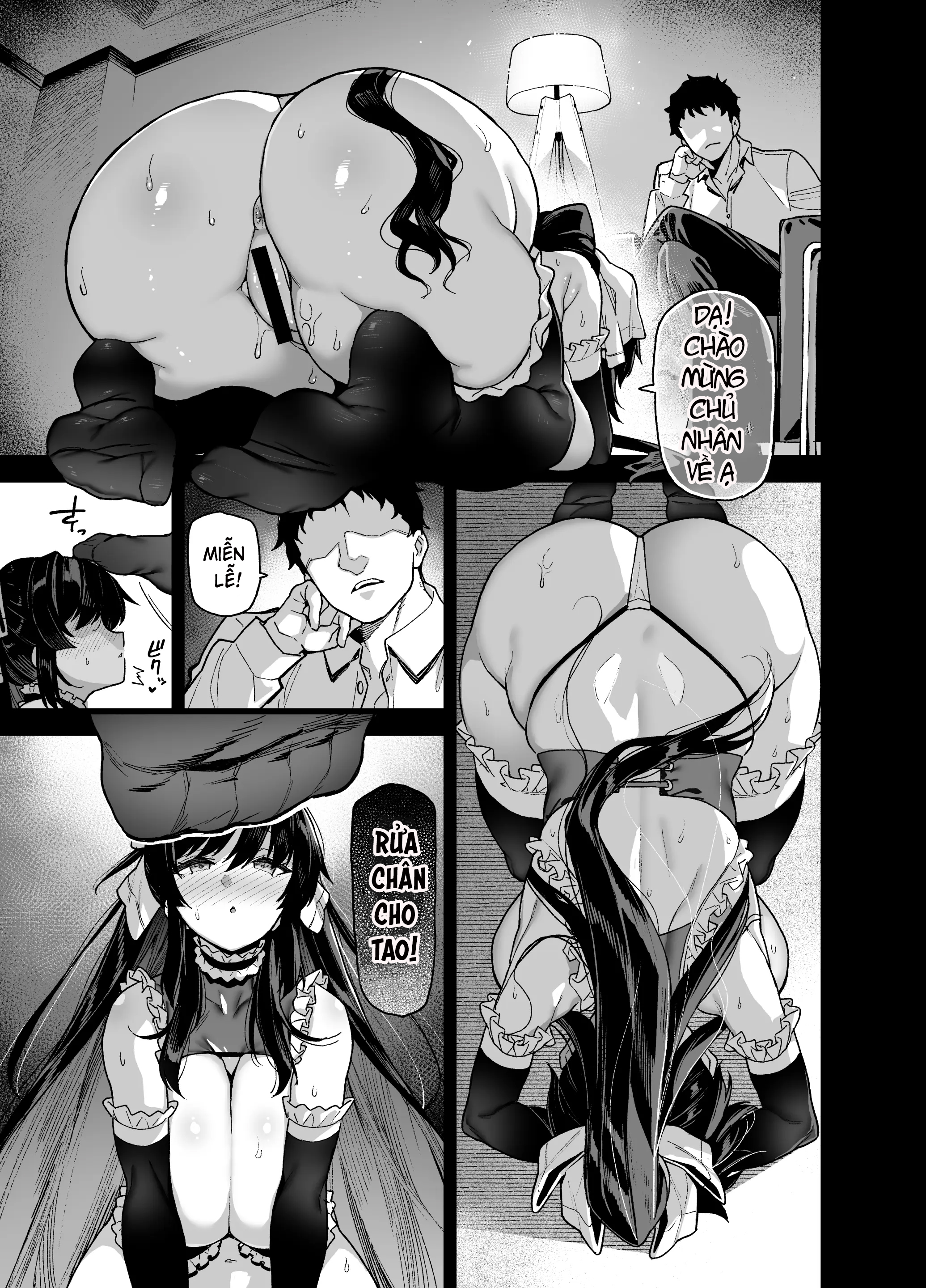 Đọc truyện hentai Thân hình quyến rũ với cặp vếu căng đét bờ mông mộng nước - Chap 1
