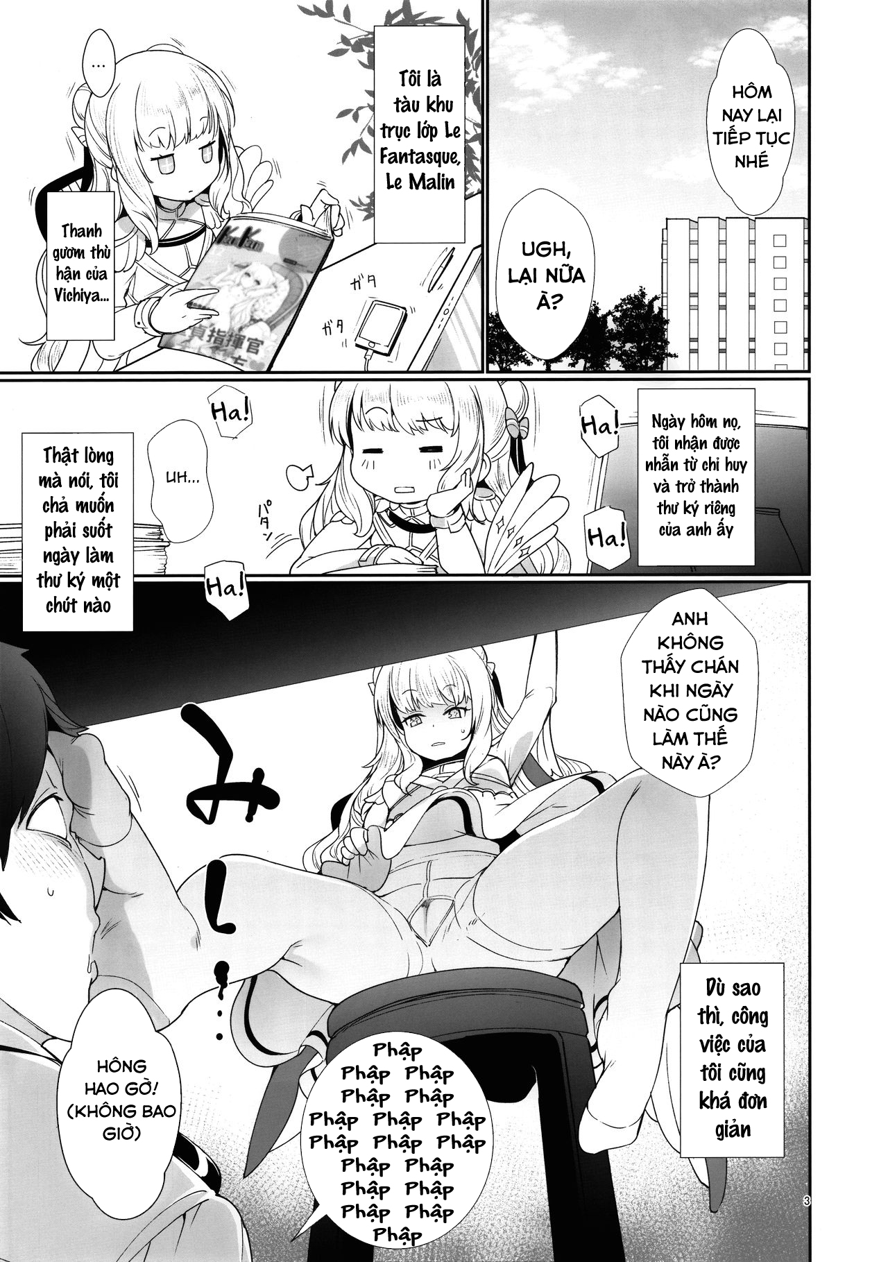 Đọc truyện hentai Công việc của Thư ký - Oneshot