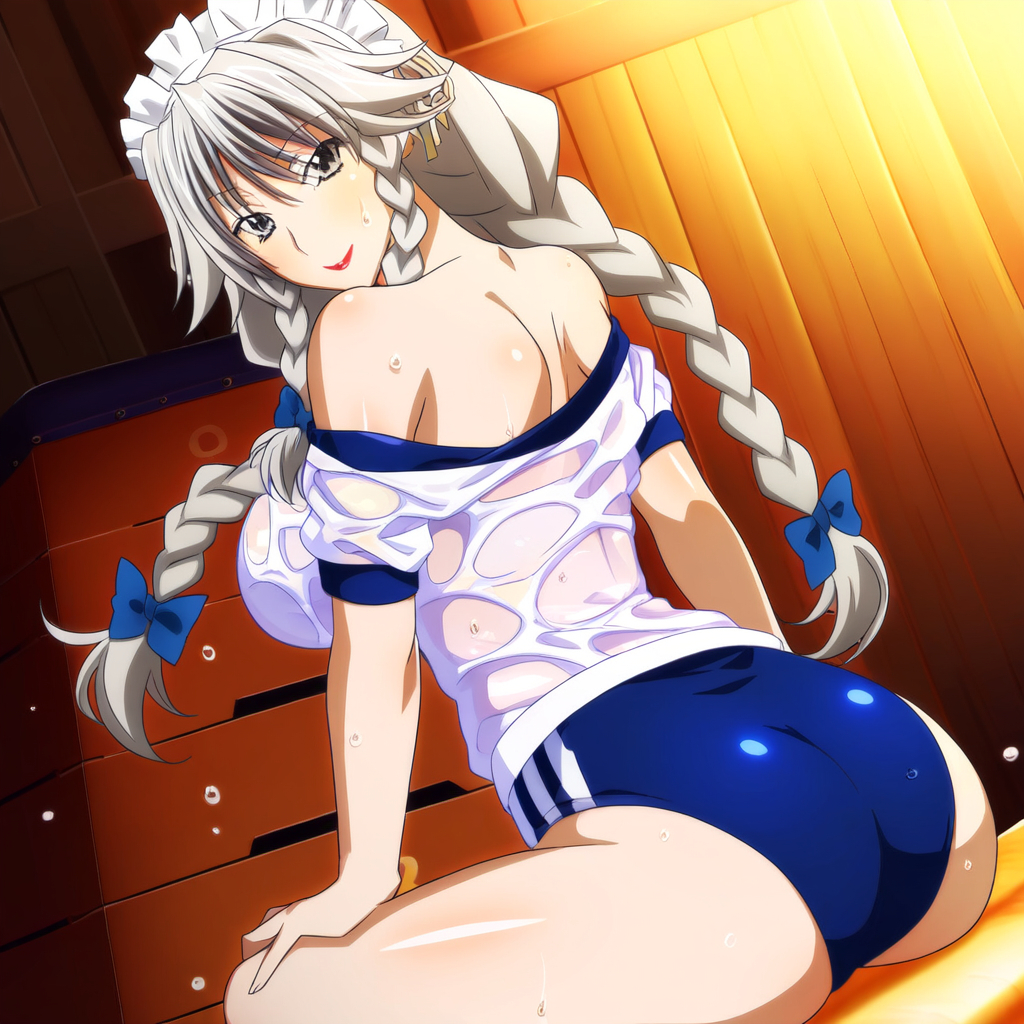 Đọc truyện hentai Tuyển tập Albums Art hentai - Chap 274 - Grayfia AI illustration gymnastics bloomers