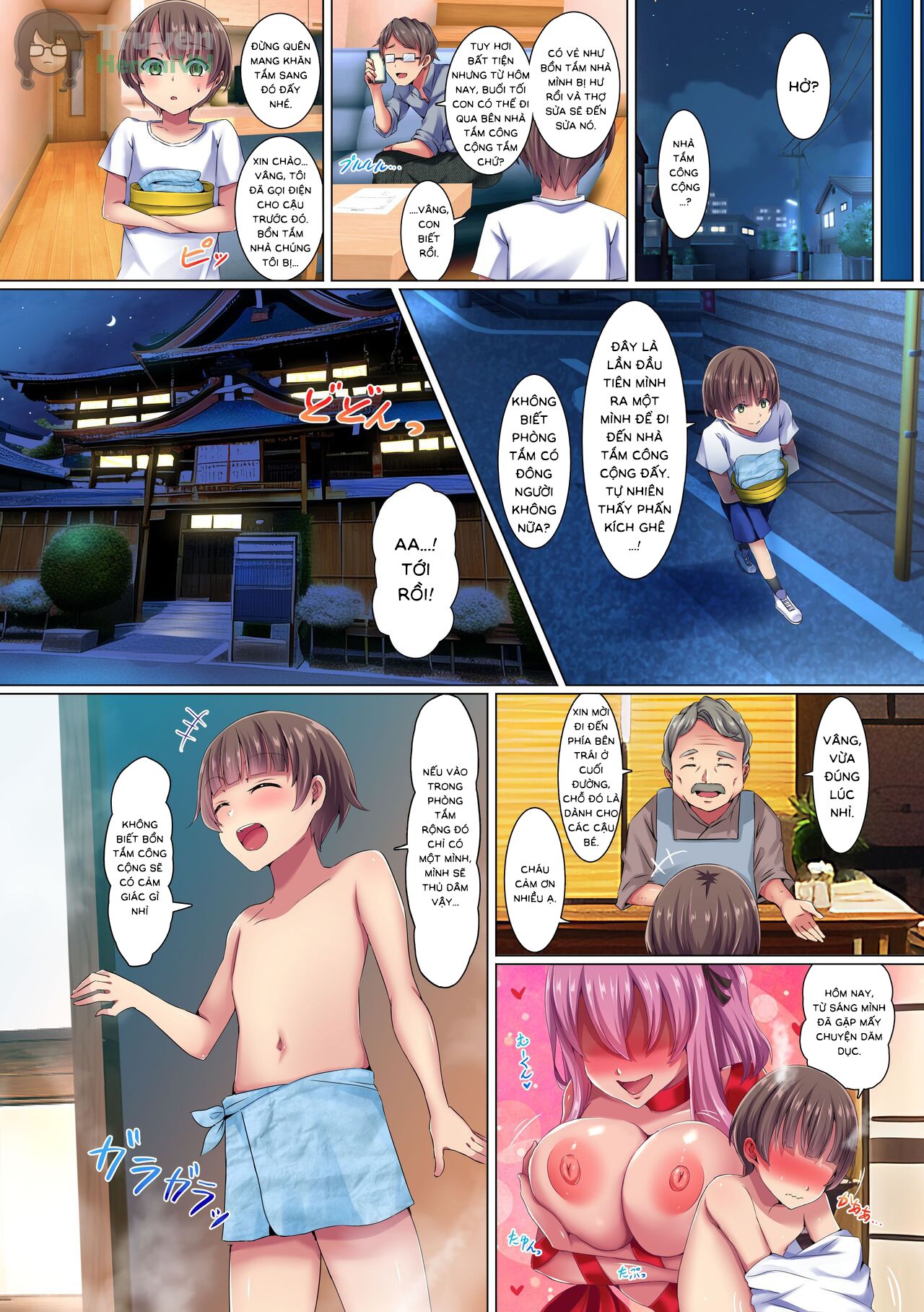 Đọc truyện hentai Bitch na Seifuku Joshi-tachi ni Doutei o Taberarechau Hanashi. Kono Sekai no Onee-san-tachi wa Zenin Ero sugiru - Oneshot