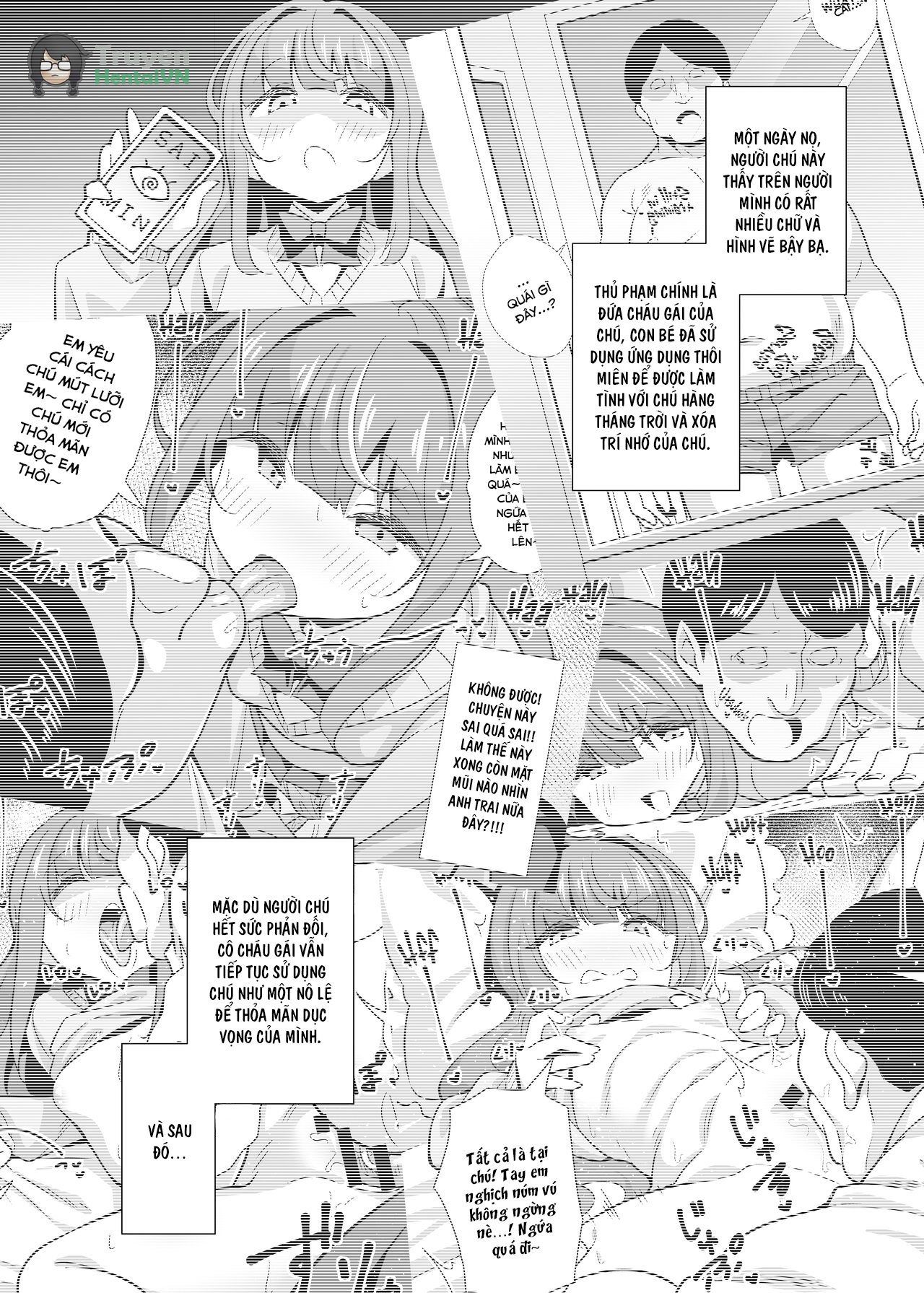 Đọc truyện hentai Oji Saimin 2 Oji-san Fusoku de Hatsujouki ga Tomaranai Meikko no Nonstop Semen Shiboritori Gyaku Rape - Oneshot