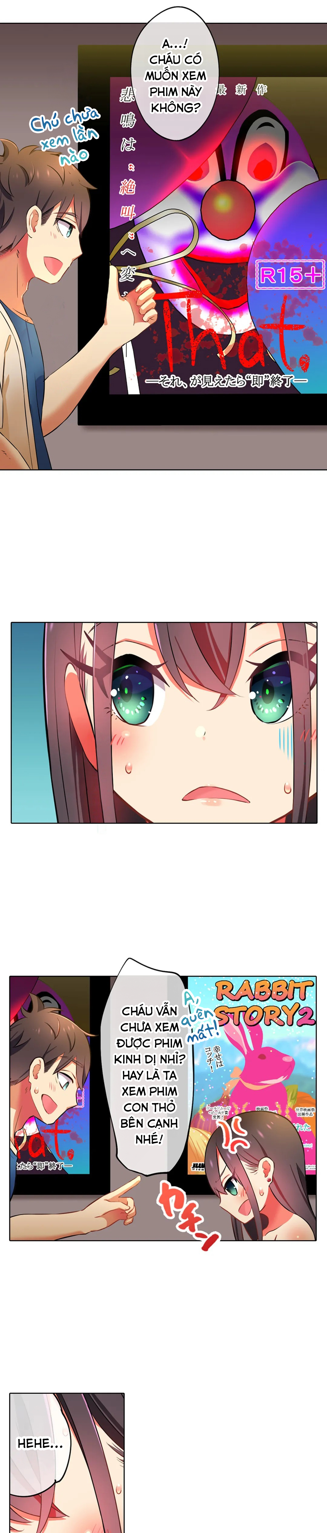 Đọc truyện hentai Chơi cháu gái tại bữa tiệc đồ ngủ! - Chap 23: Đi xem phimmm