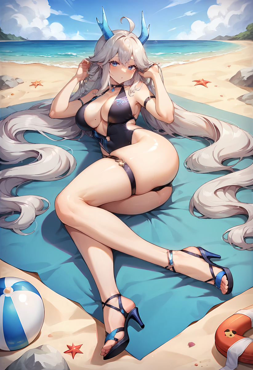 Đọc truyện hentai Tuyển tập Albums Art hentai - Chap 258 - Honglan (Eversoul) | Swimsuit
