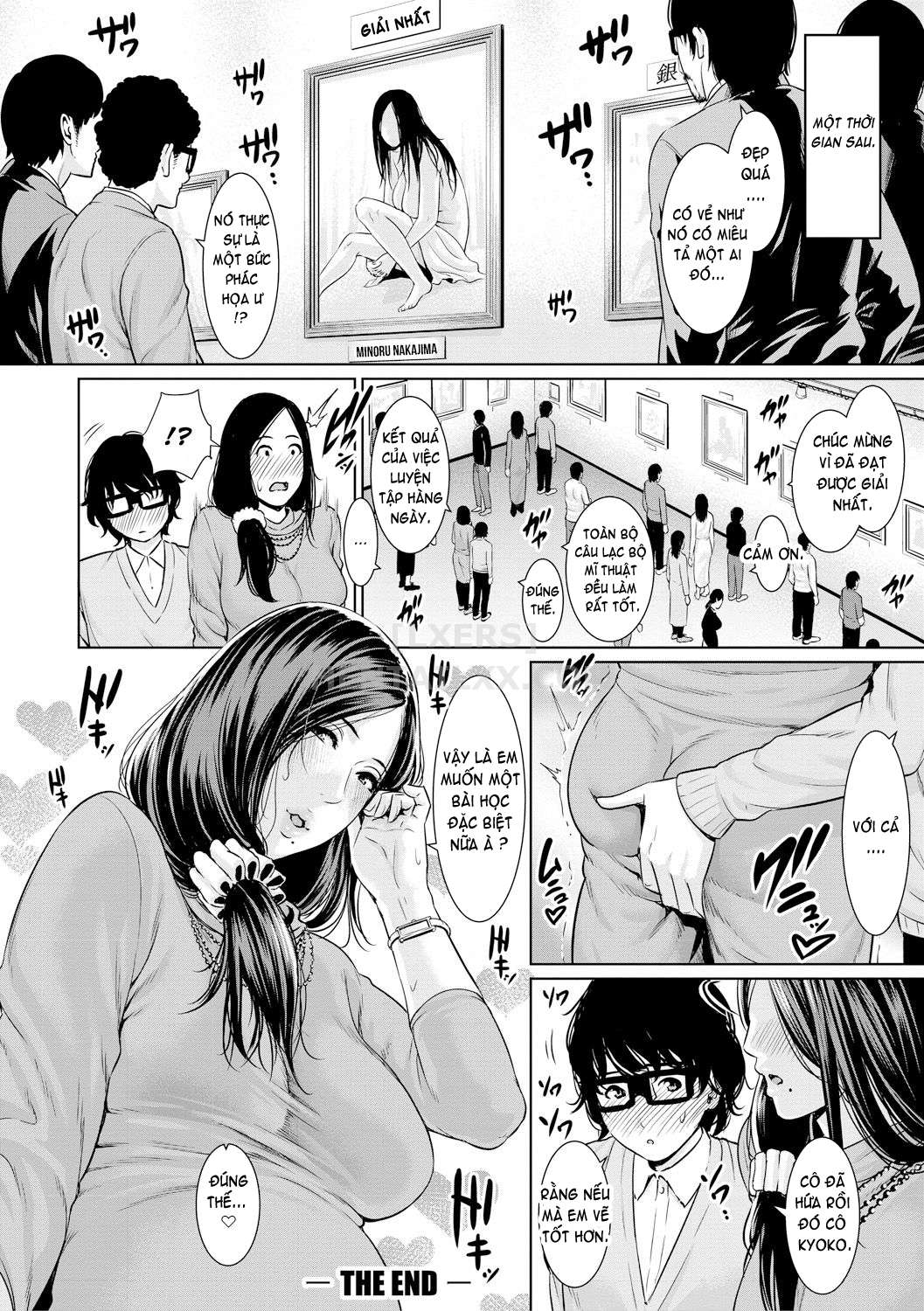 Đọc truyện hentai Sensei wa Seiyoku o Osaerarenai - Chap 1 - Let me Sketch you!