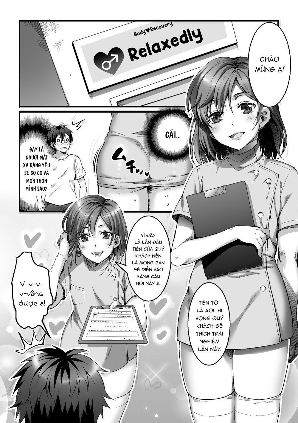 Đọc truyện hentai Niềm vui thẳng xuống hình ảnh chào đón - Chap 1