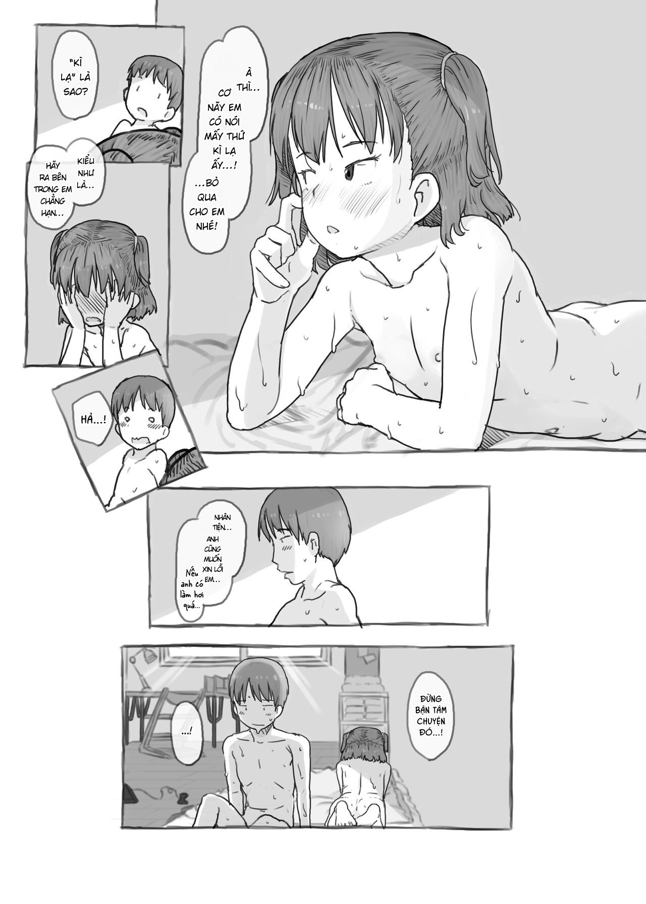 Đọc truyện hentai Fap cùng em gái - Chap 2.2