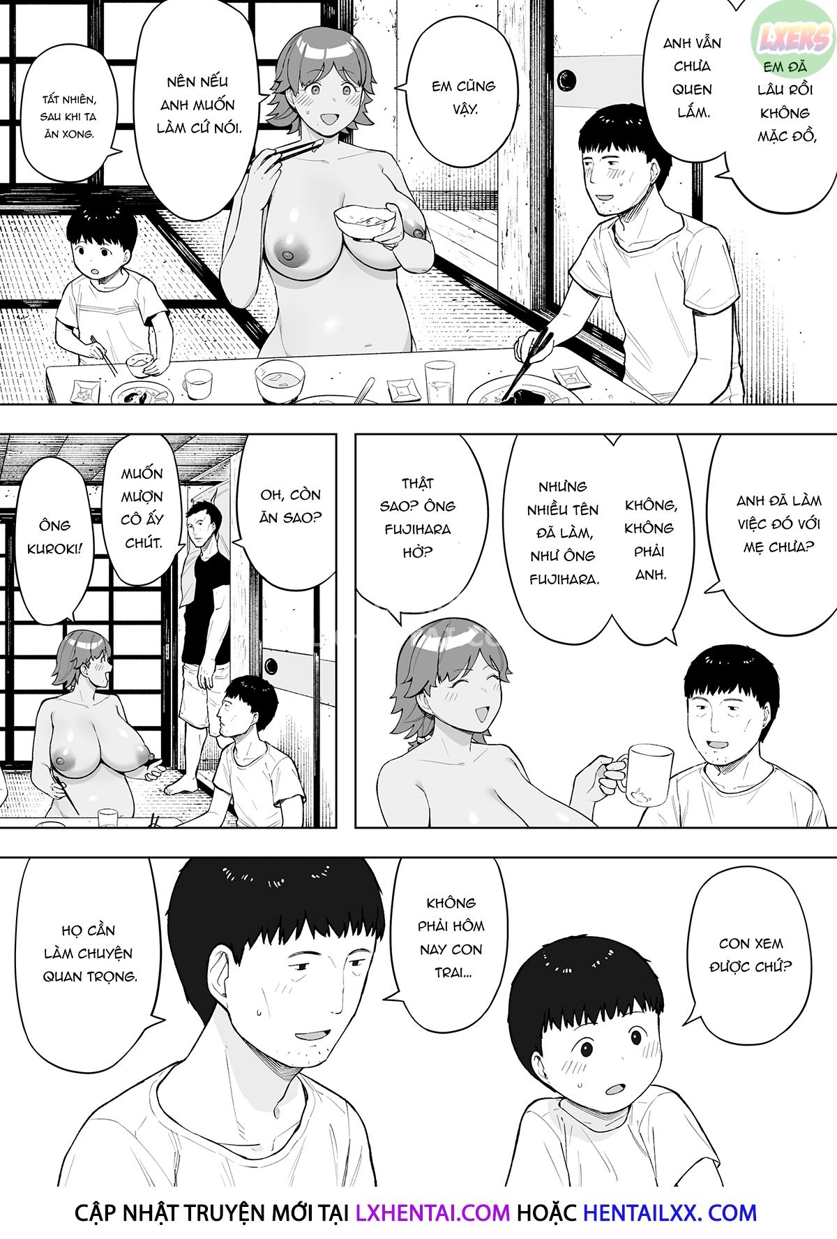 Đọc truyện hentai Shared Wife Kazuko - Oneshot