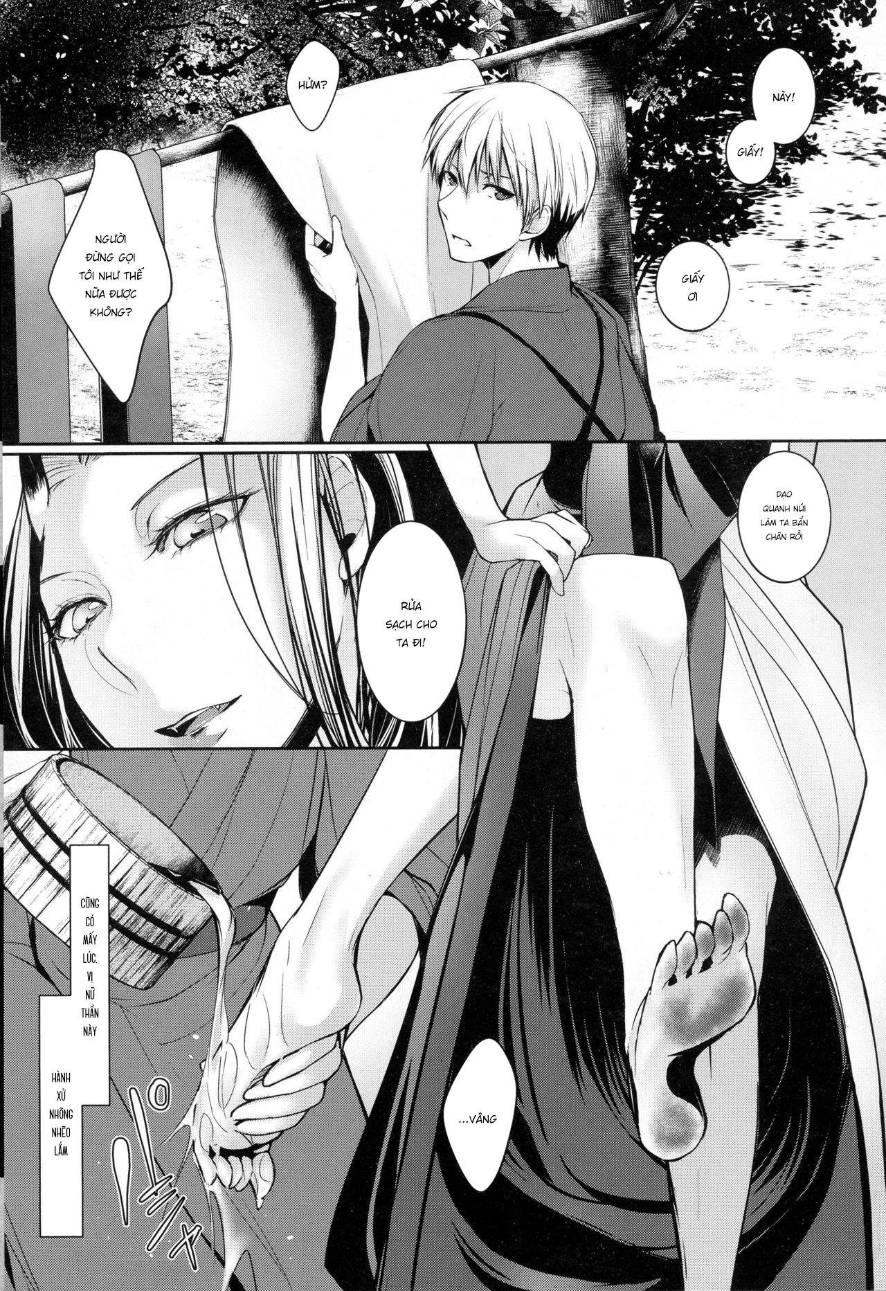 Đọc truyện hentai Chuyện tình nữ sơn thần - Chap 2