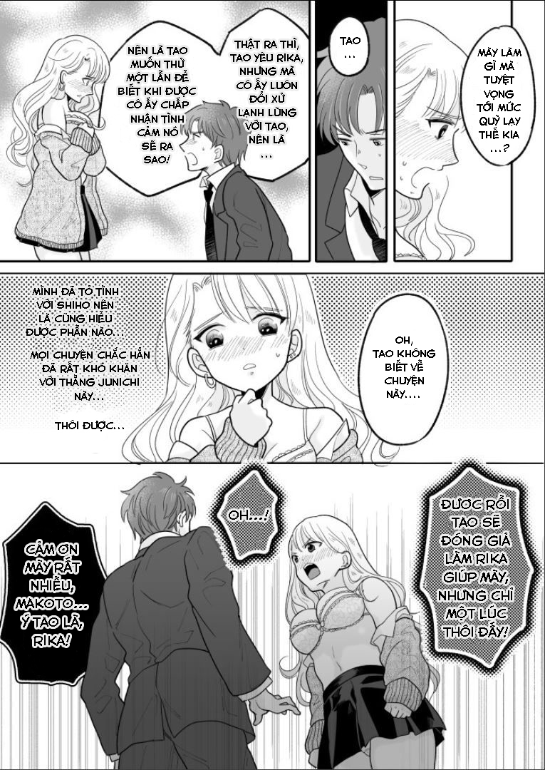 Đọc truyện hentai Câu chuyện về việc tôi đã hoán đổi cơ thể với một gyaru dễ thương và bị địt bởi thằng bạn thân - Oneshot