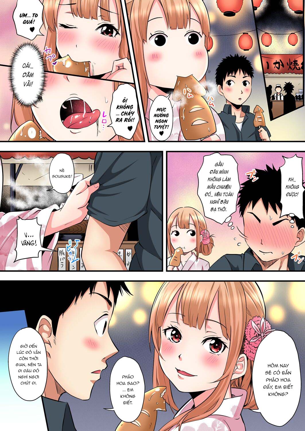 Đọc truyện hentai Bà Mẹ Teen Và Các Tư Thế SEX - Chap 10: Bắn [Pháo Hoa [ Cùng Chị Gái Chika
