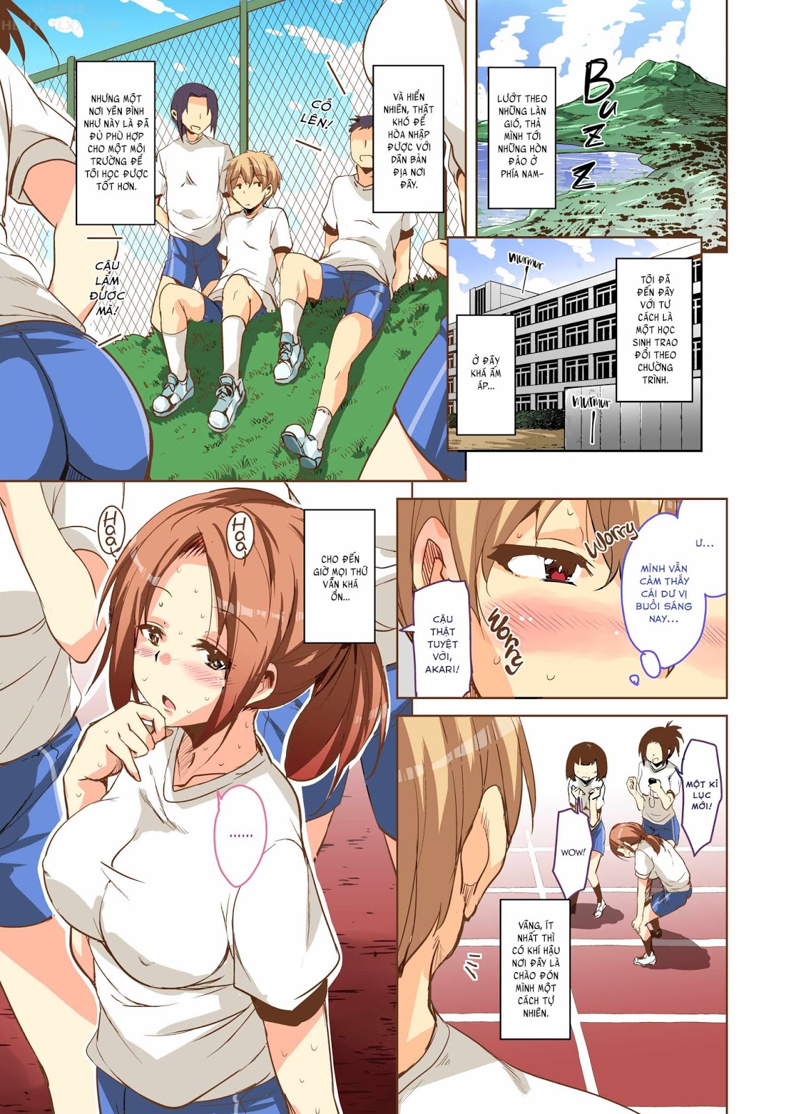 Đọc truyện hentai Tropical Island Maniacs: My Host Family is so Lewd! - Chap 1