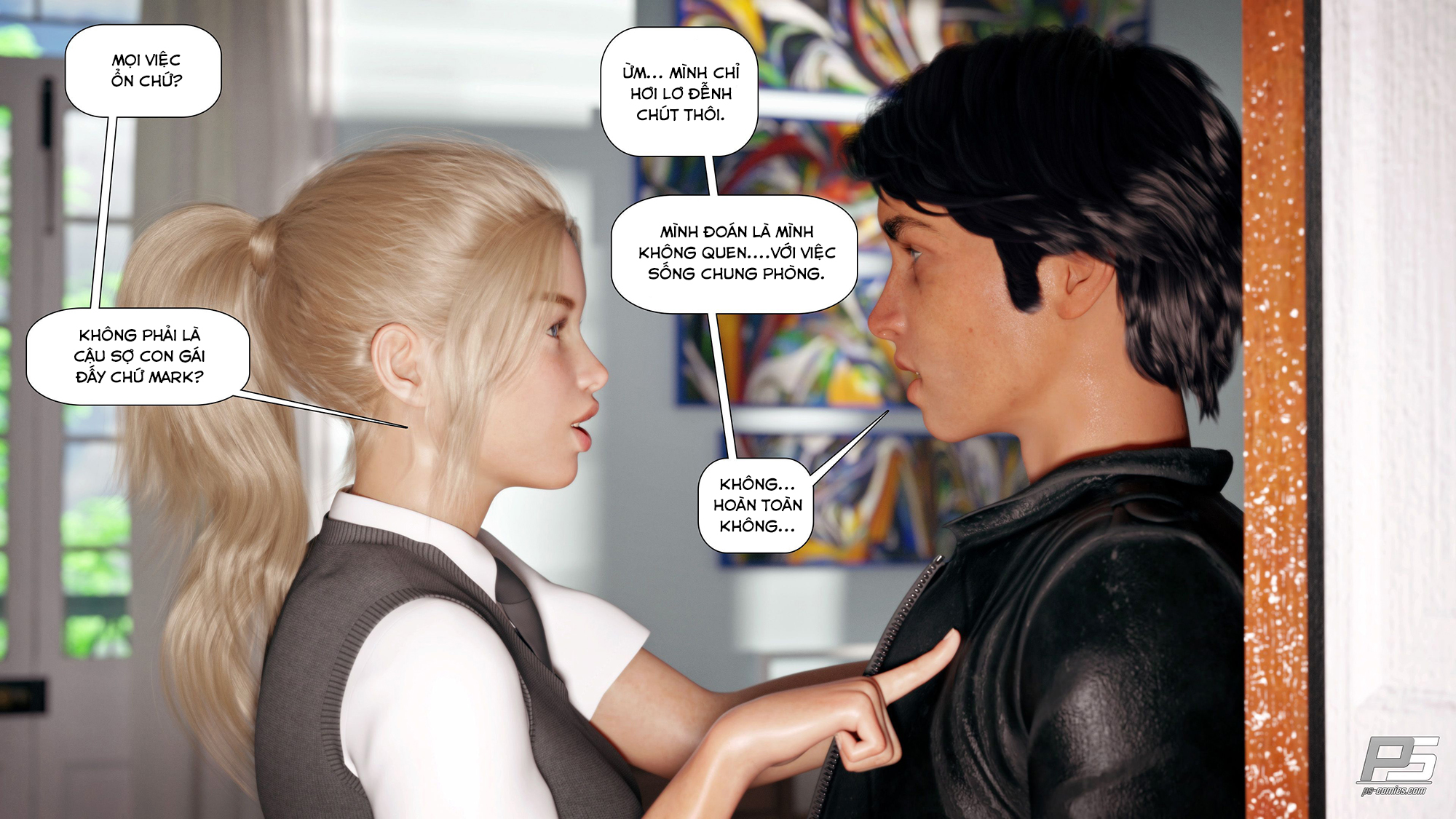 Đọc truyện hentai Milf Mansion - Vol 1 - Chương 3: Mình sẽ đợi cậu về.