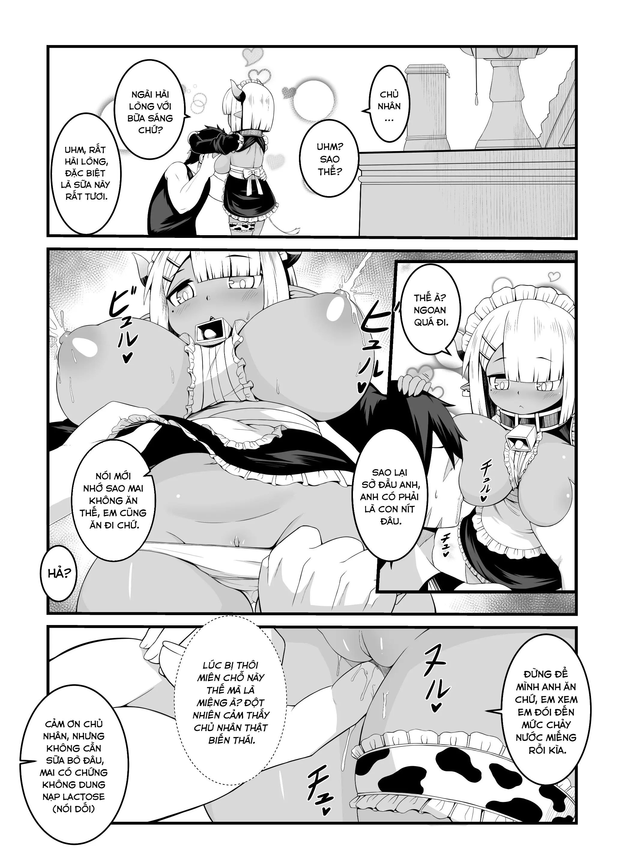 Đọc truyện hentai Nữ hầu nhân ngưu của anh hùng. - Chap 1