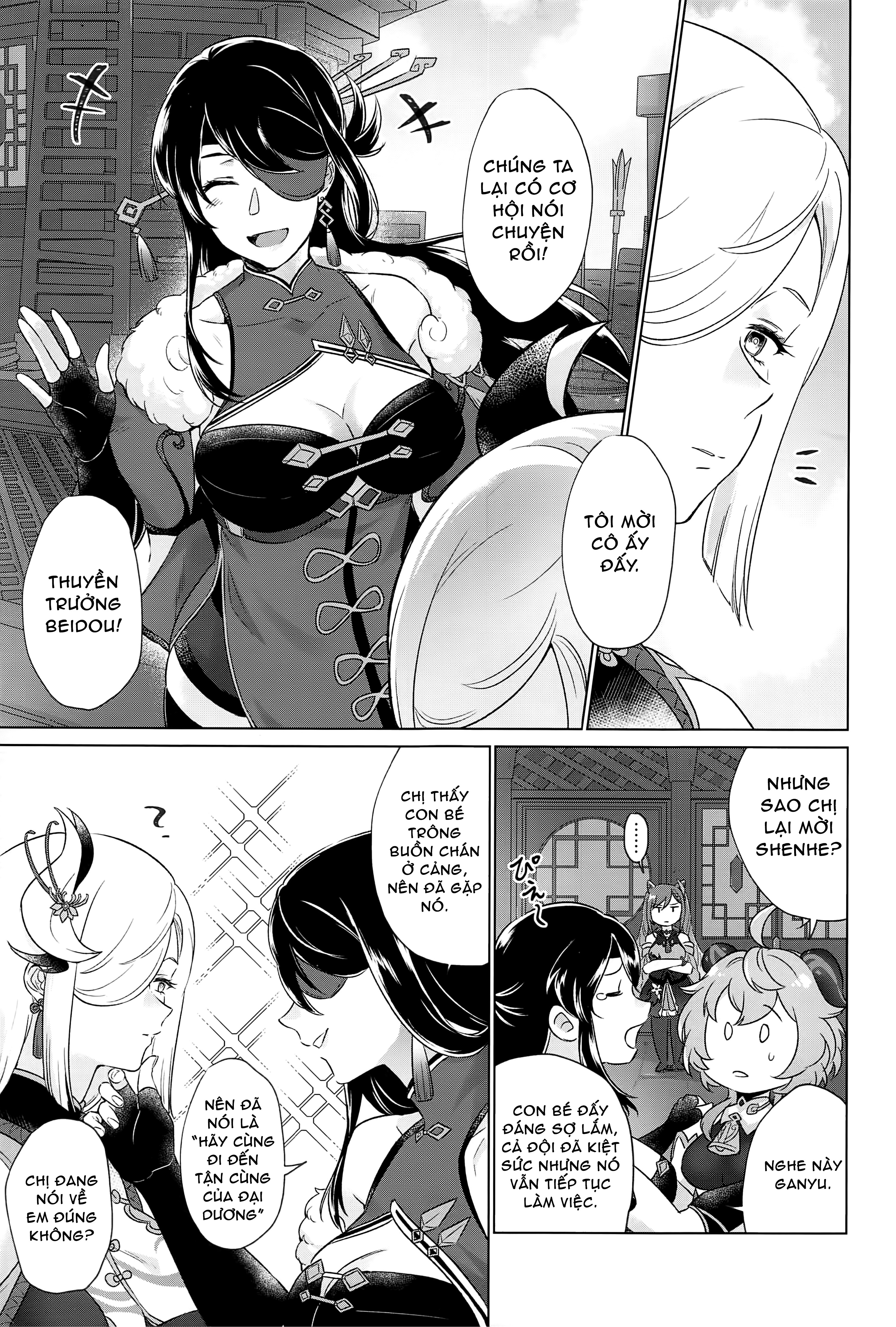 Đọc truyện hentai Nghiệm pháp tình dục kiểu Liyue - Oneshot full