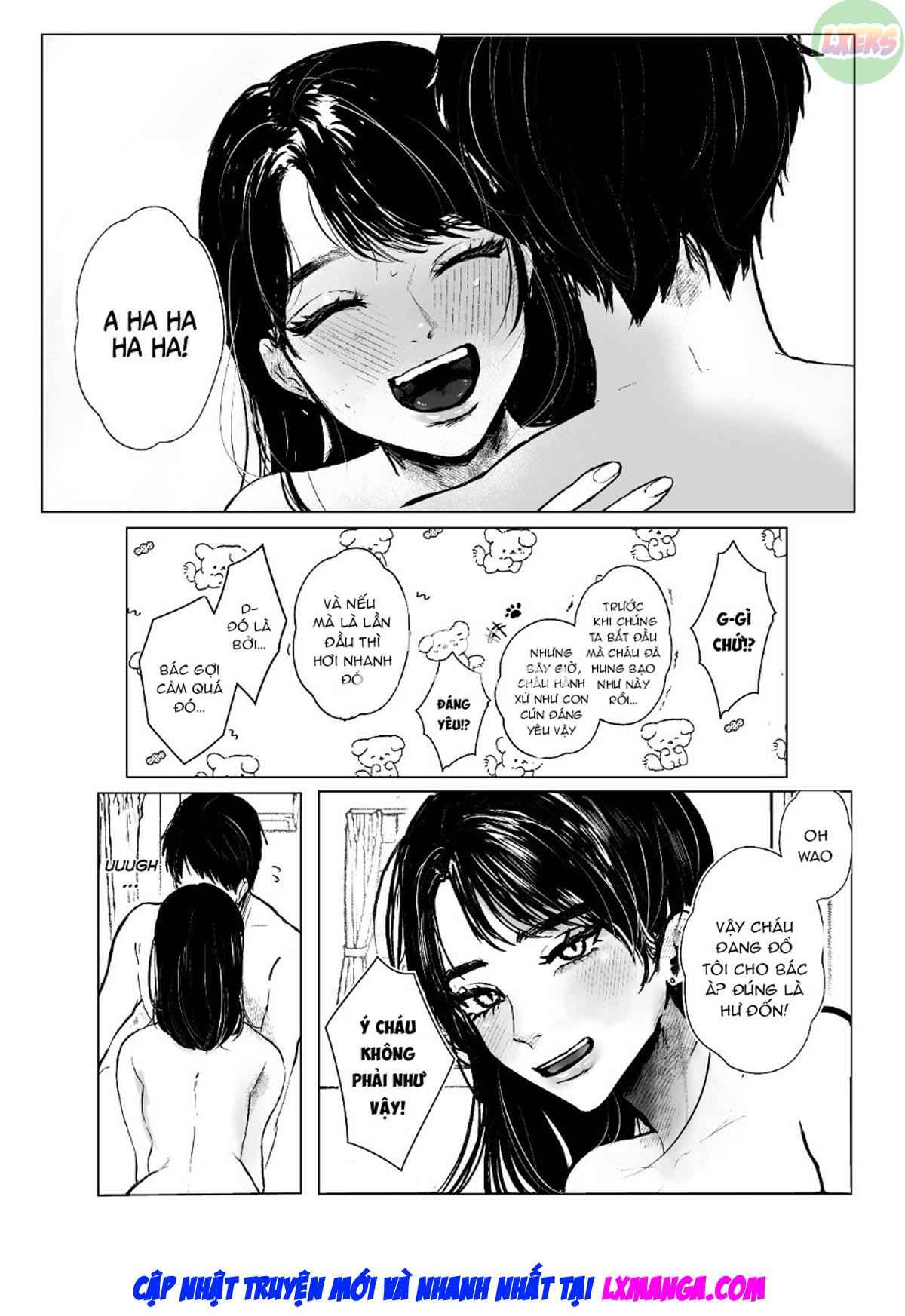 Đọc truyện hentai Lan can dì nóng bỏng của tôi - Oneshot