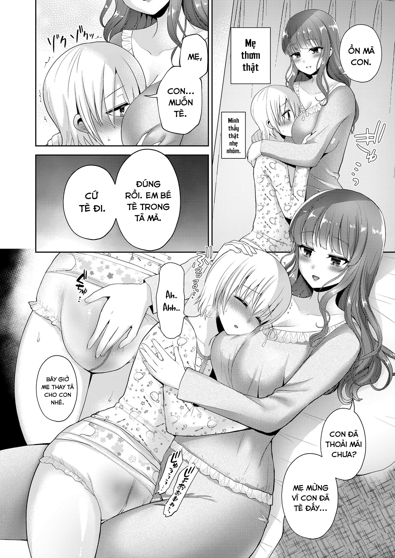 Đọc truyện hentai Mama to Iiko to Warui Koto - Oneshot