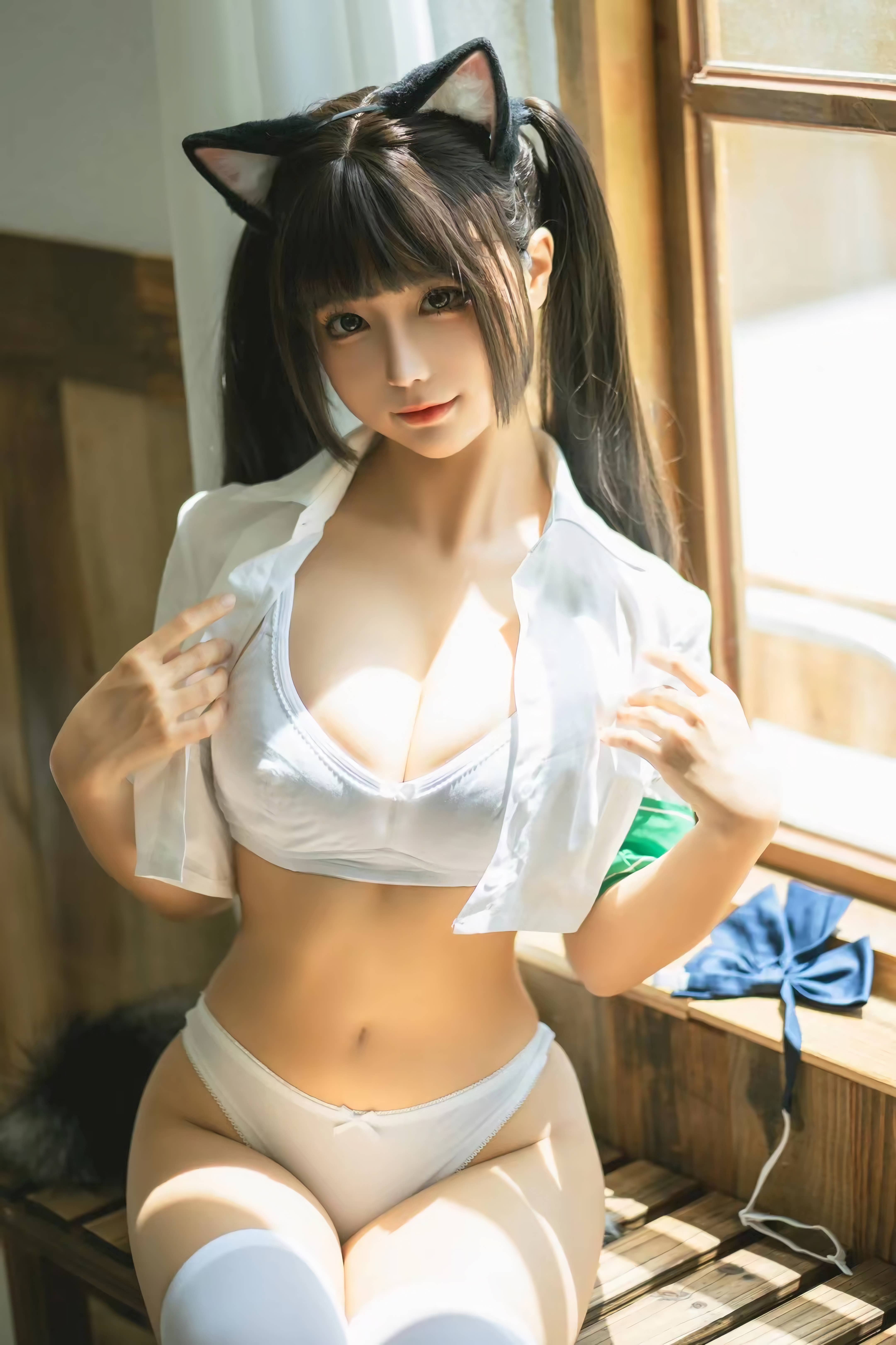 Đọc truyện hentai Tuyển tập Albums siêu phẩm Cosplay - Chap 1319 - Stupid Momo – About my junior being a catgirl