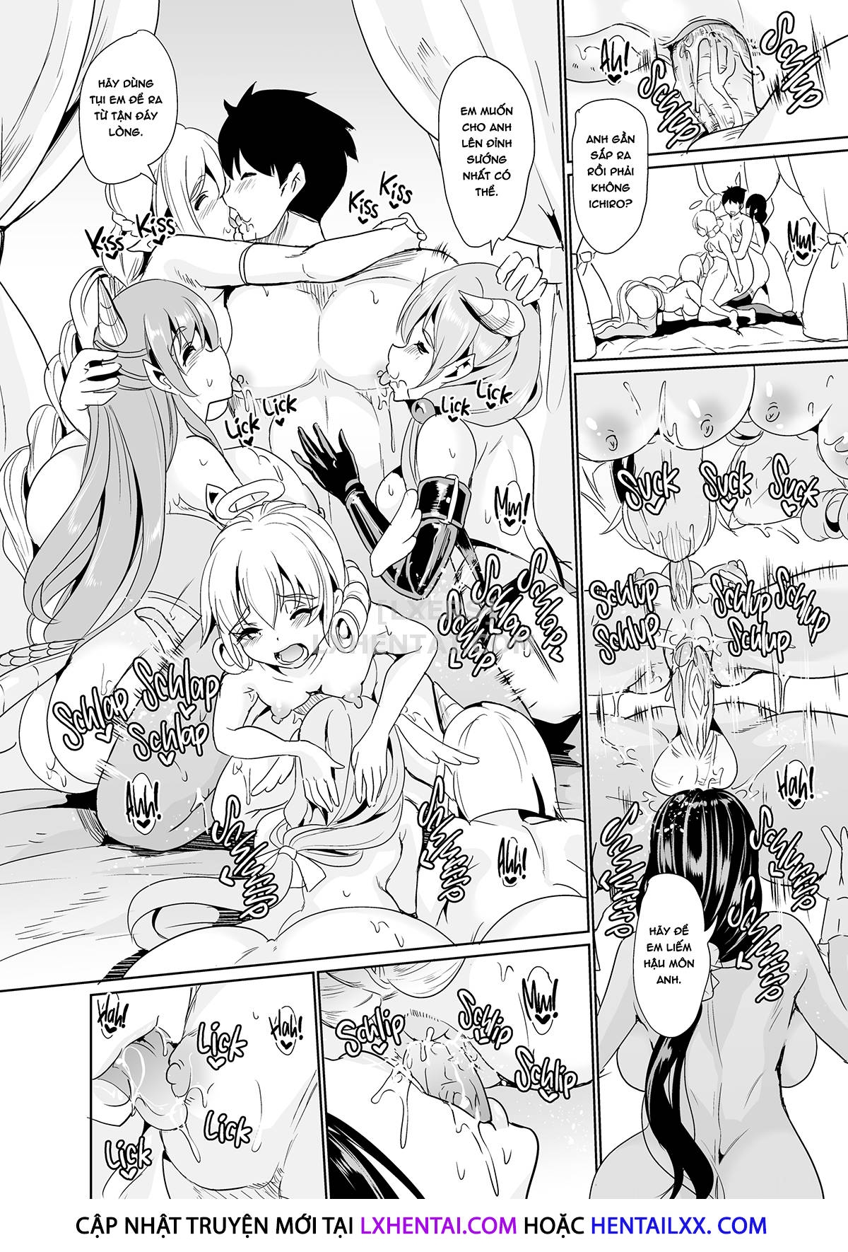 Đọc truyện hentai My Harem in Another World Collection - Chap 9 - Defeated by Dick, Fucking for Justice